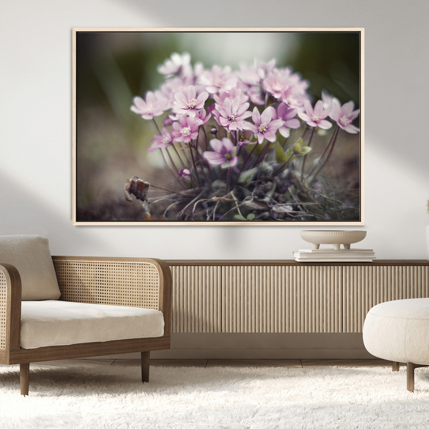 MGV-FC-36X24 - Pink Wild Flower Canvas Print