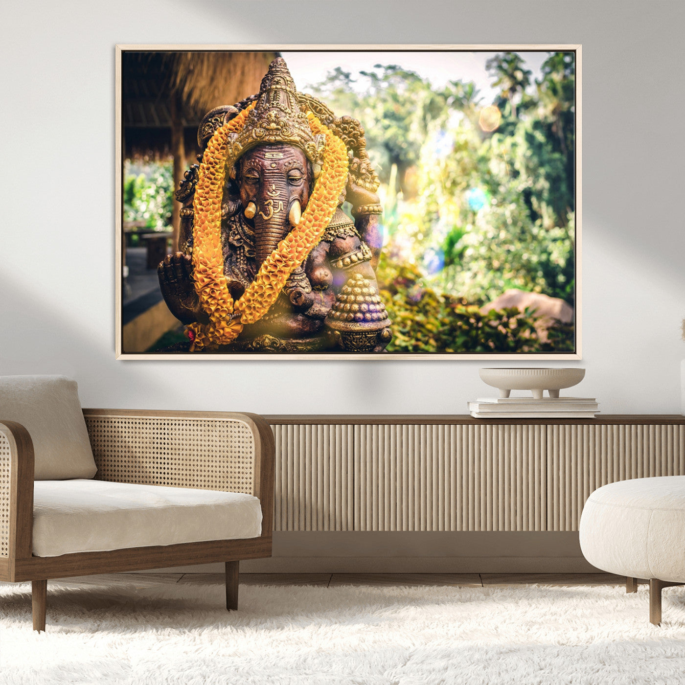 MGV-FC-36X24 - Hinduism Statue Wall Art Canvas Print