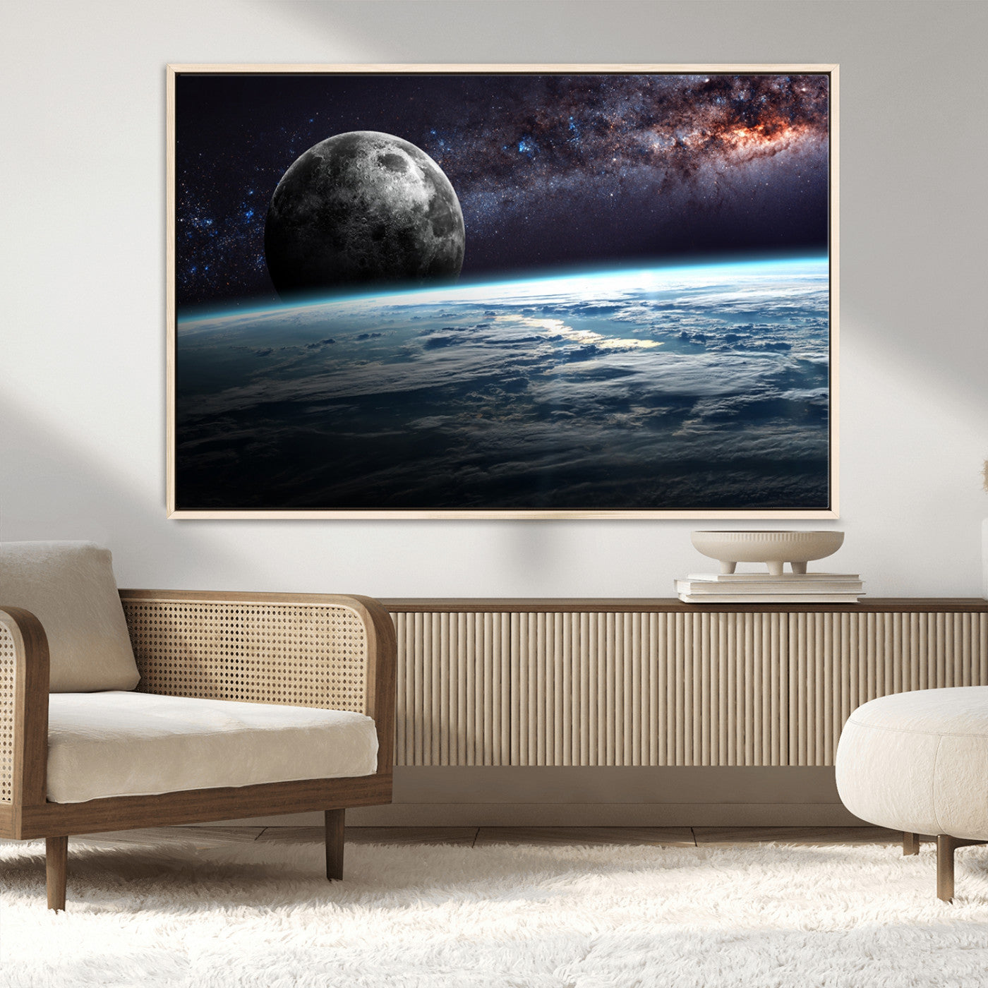 MGV-FC-36X24 - Space and Planet Canvas Print