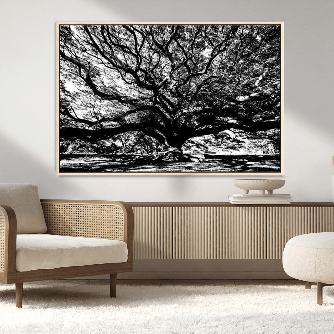 MGV-FC-36X24 - Mighty Angel Oak Wall Art | Angel Oak Tree Art Print