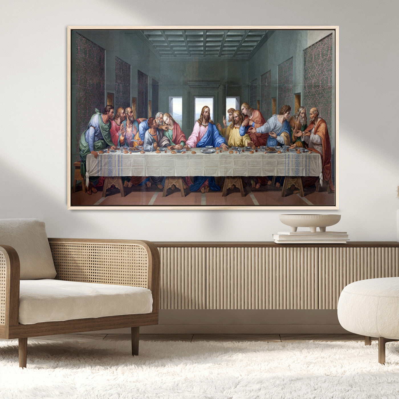 MGV-FC-36X24 - The Last Supper Multi Panel Canvas Wall Art