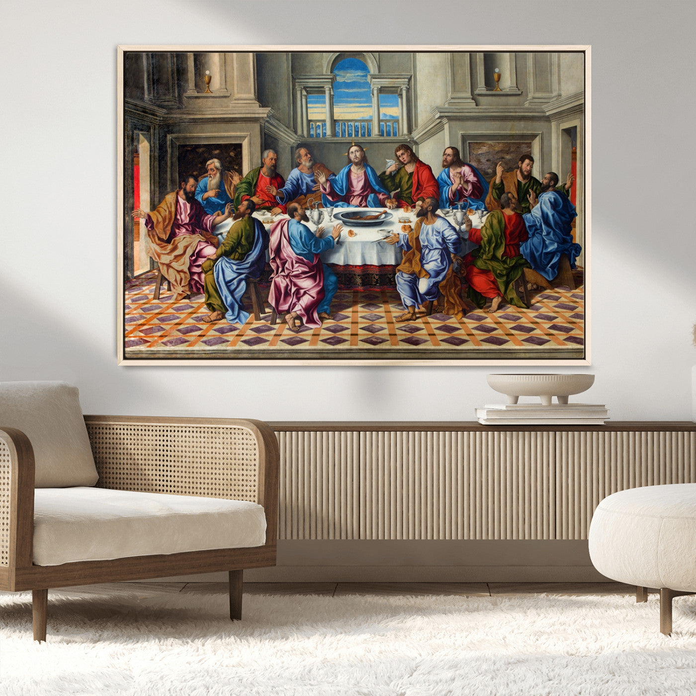 MGV-FC-36X24 - The Last Supper Multi Panel Canvas Wall Art