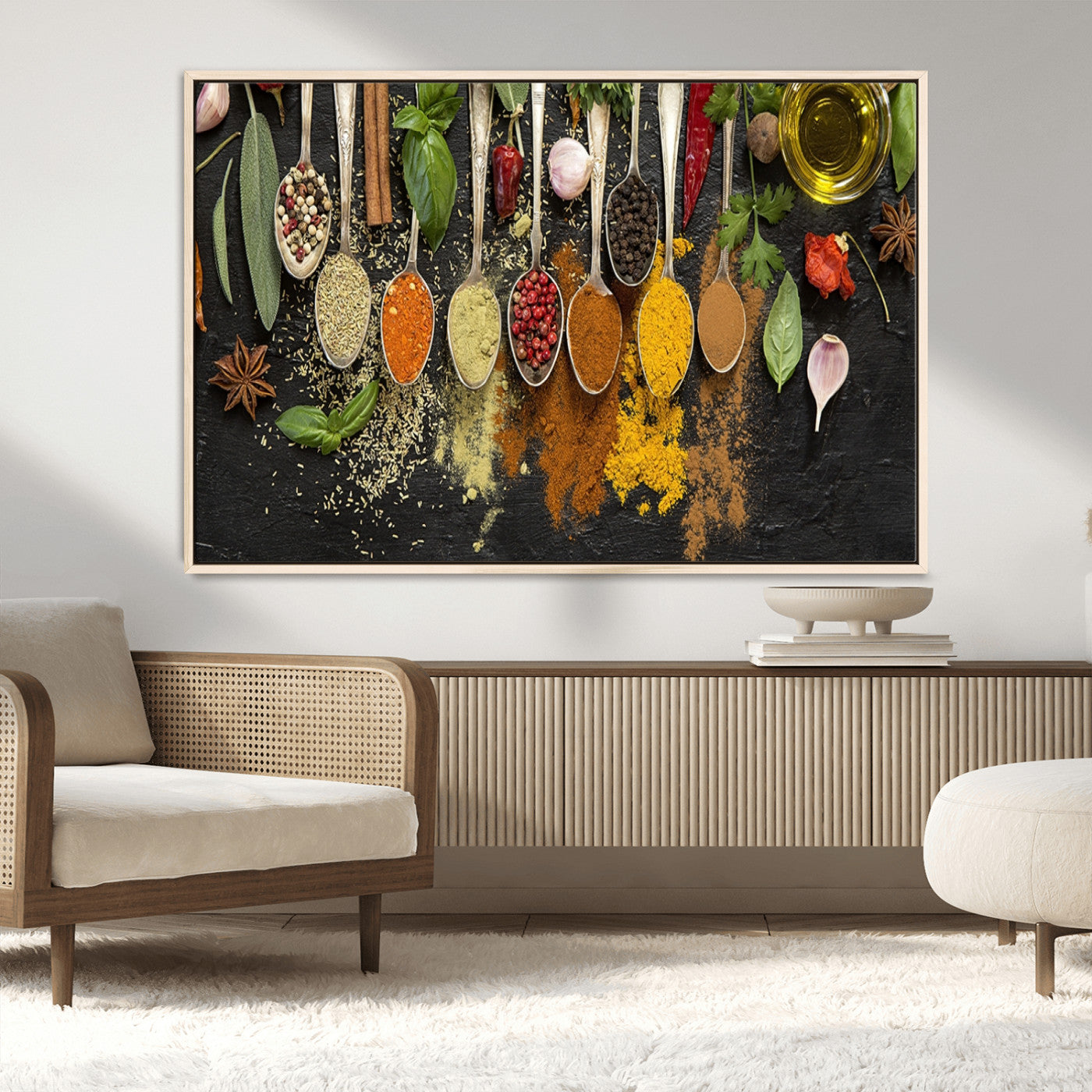 MGV-FC-36X24 - Kitchen Spice Wall Art Canvas Print