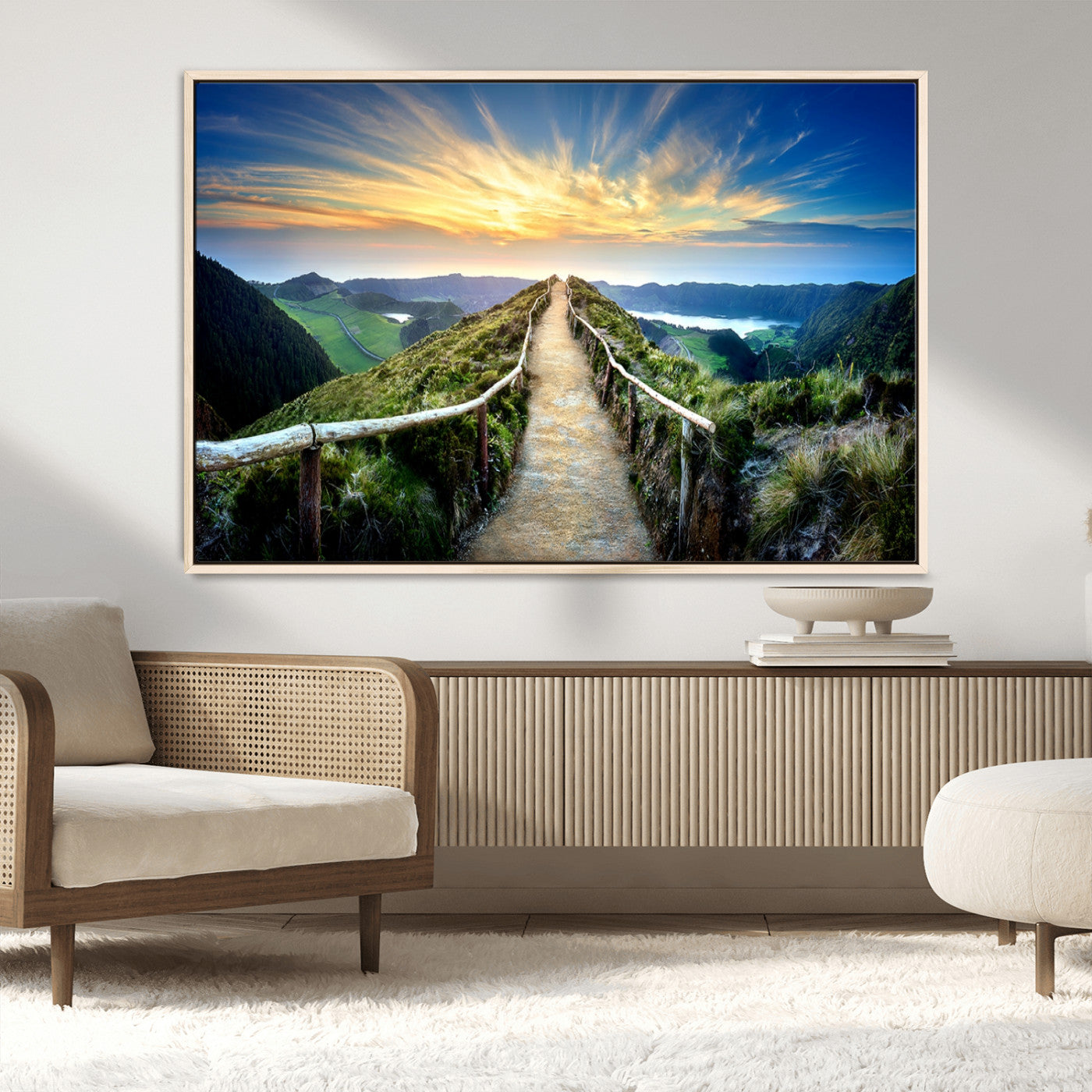 MGV-FC-36X24 - Mountain Landscape Wall Art Canvas Print