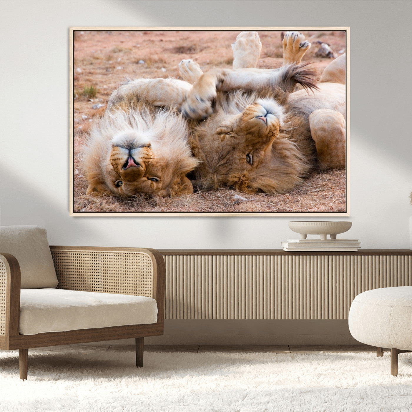 MGV-FC-36X24 - Animal Wall Art Lion Canvas Print