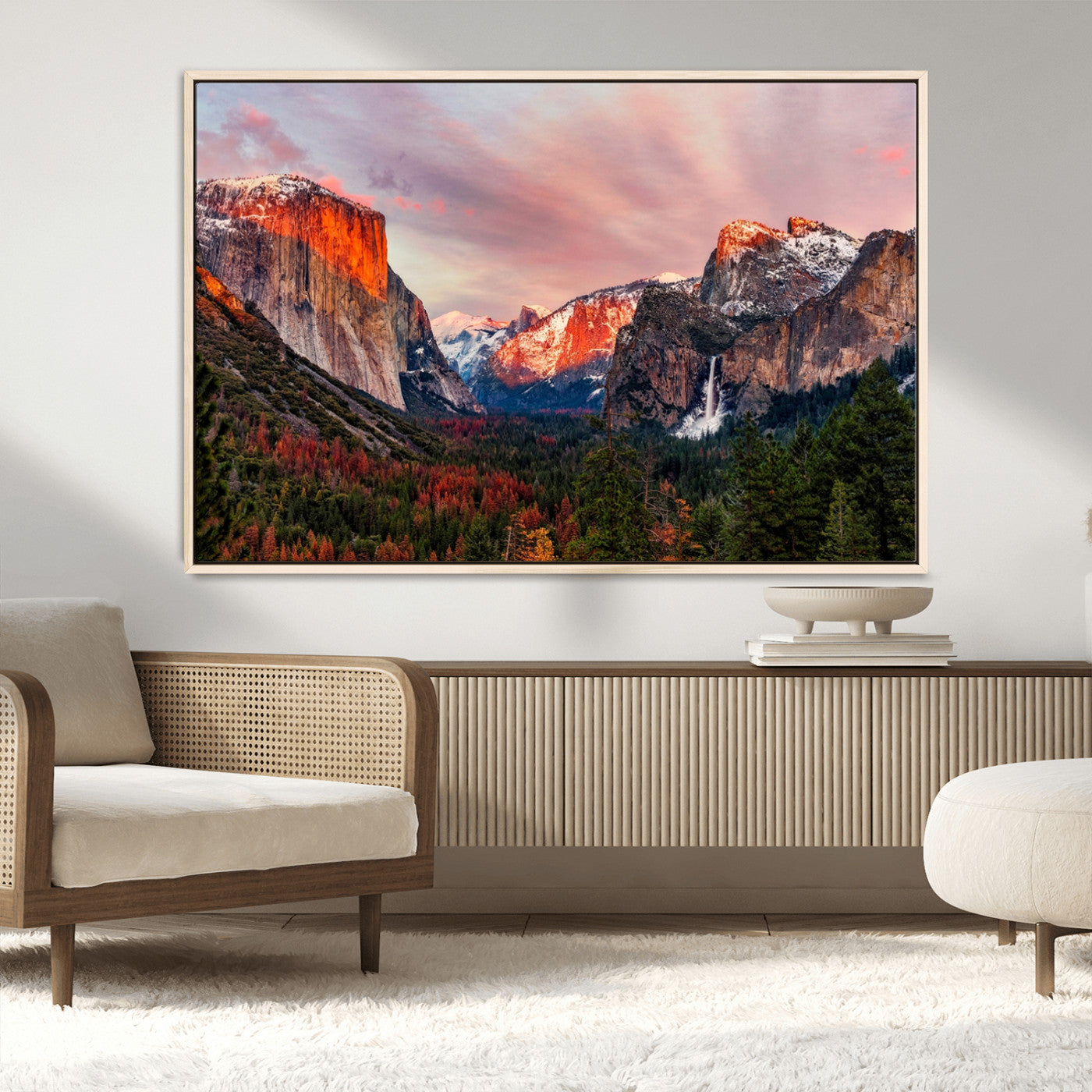 MGV-FC-36X24 - Yosemite Half Dome Wall Art Canvas Print El Capitan