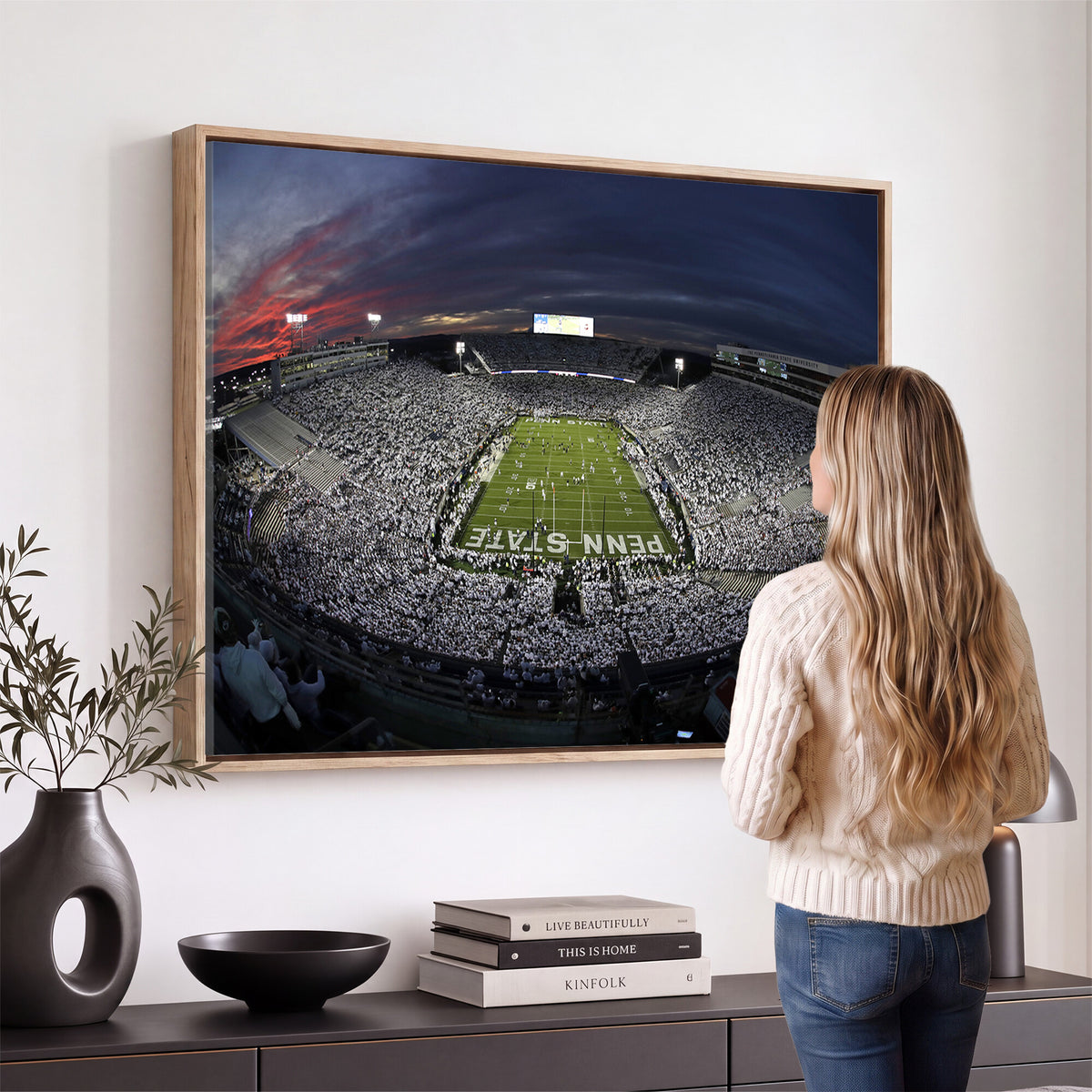 59877-MGV-CV-36X24 - Penn State University Nittany Lions Football Team Print