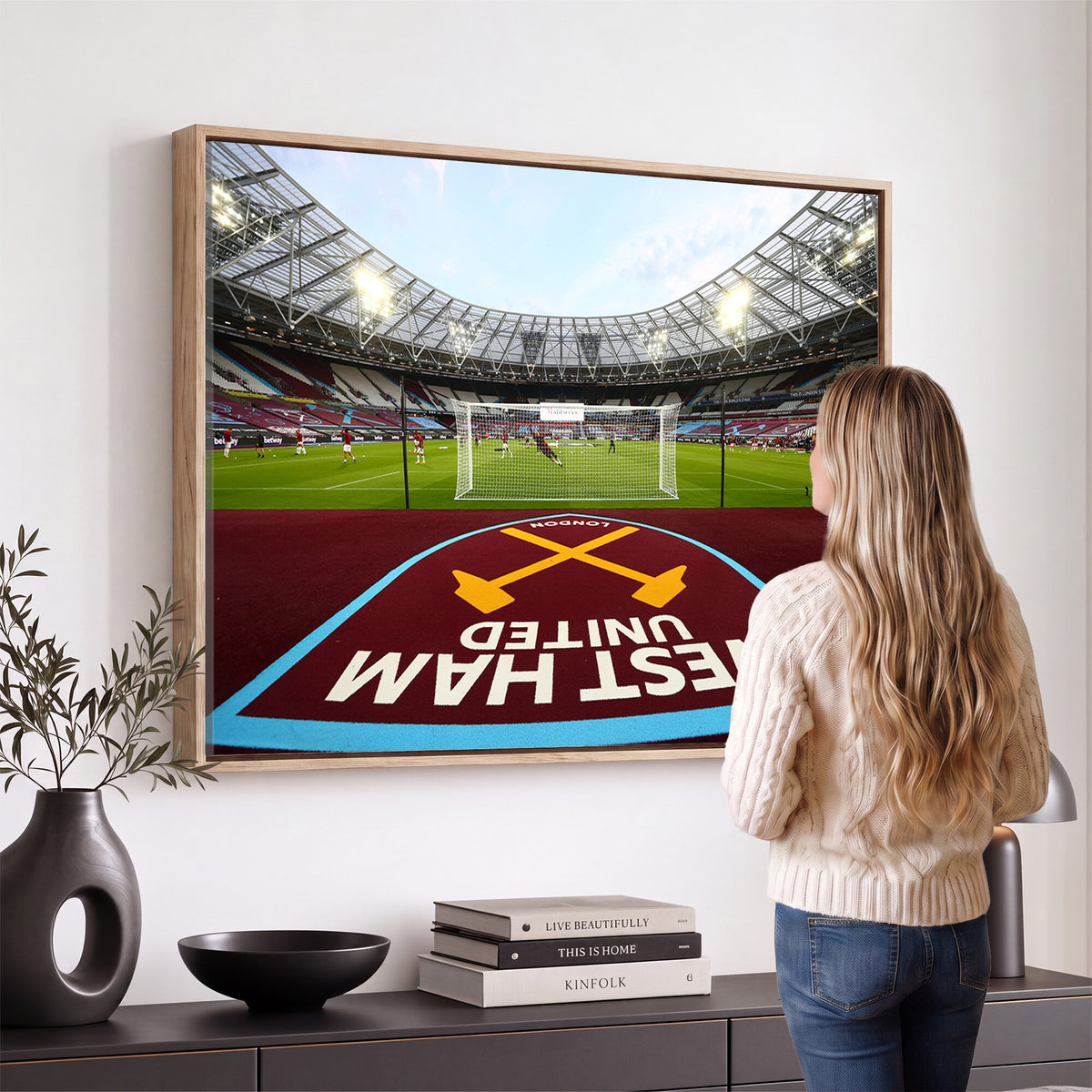 77367-MGV-CV-36X24 - West Ham United FC Stadium Canvas Wall Art, London Stadium
