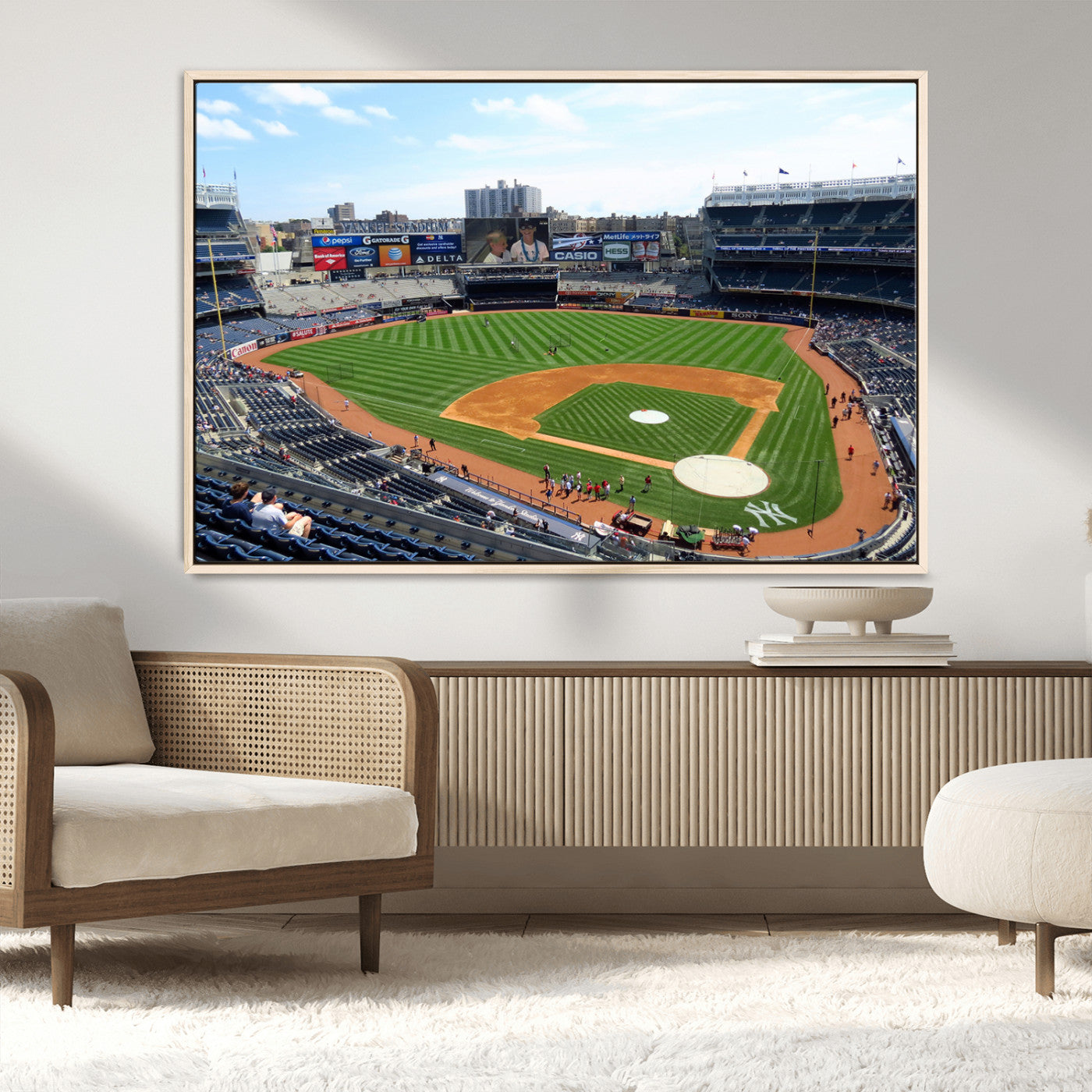 MGV-FC-36X24 - Buffalo Bills Stadium Wall Art - Buffalo Bills Decor- NFL Fans Gift, Perfect Sports Decor for Living