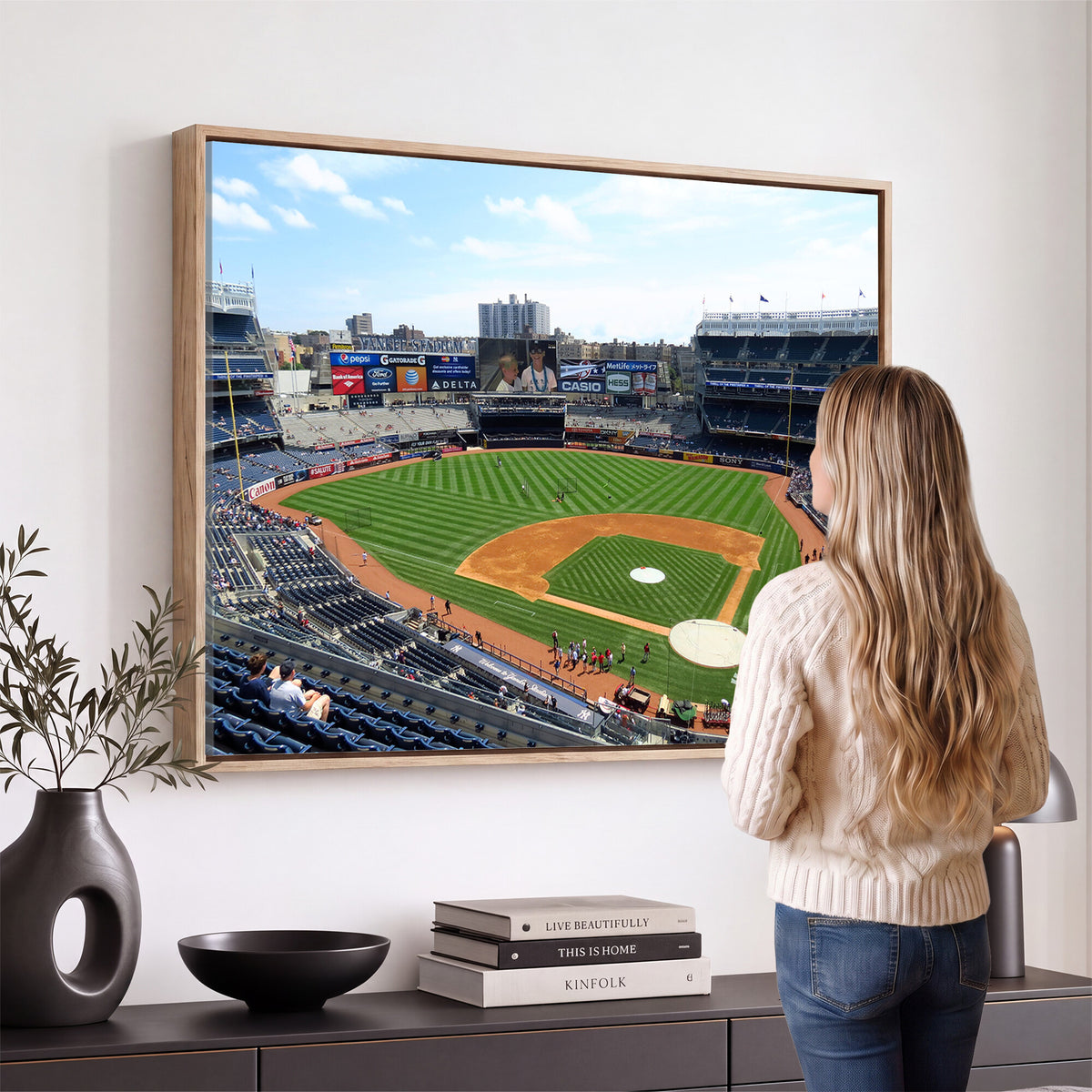 98047-MGV-CV-36X24 - Buffalo Bills Stadium Wall Art, Buffalo Bills Decor, NFL Fan Gift