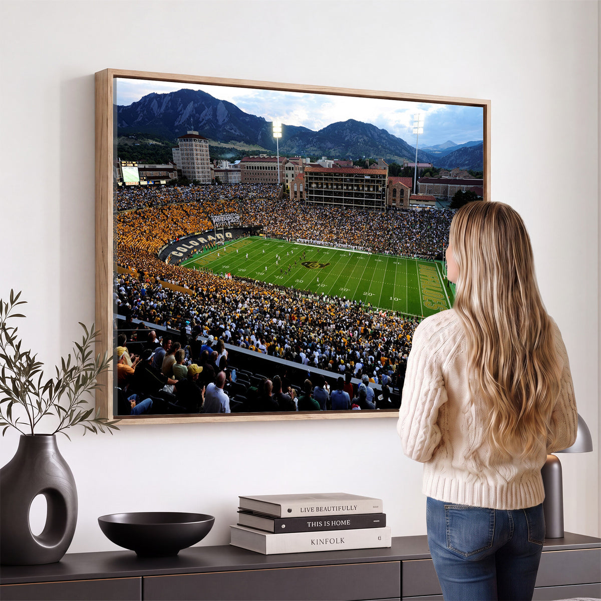 60552-MGV-CV-36X24 - Folsom Field, University of Colorado Buffaloes Football