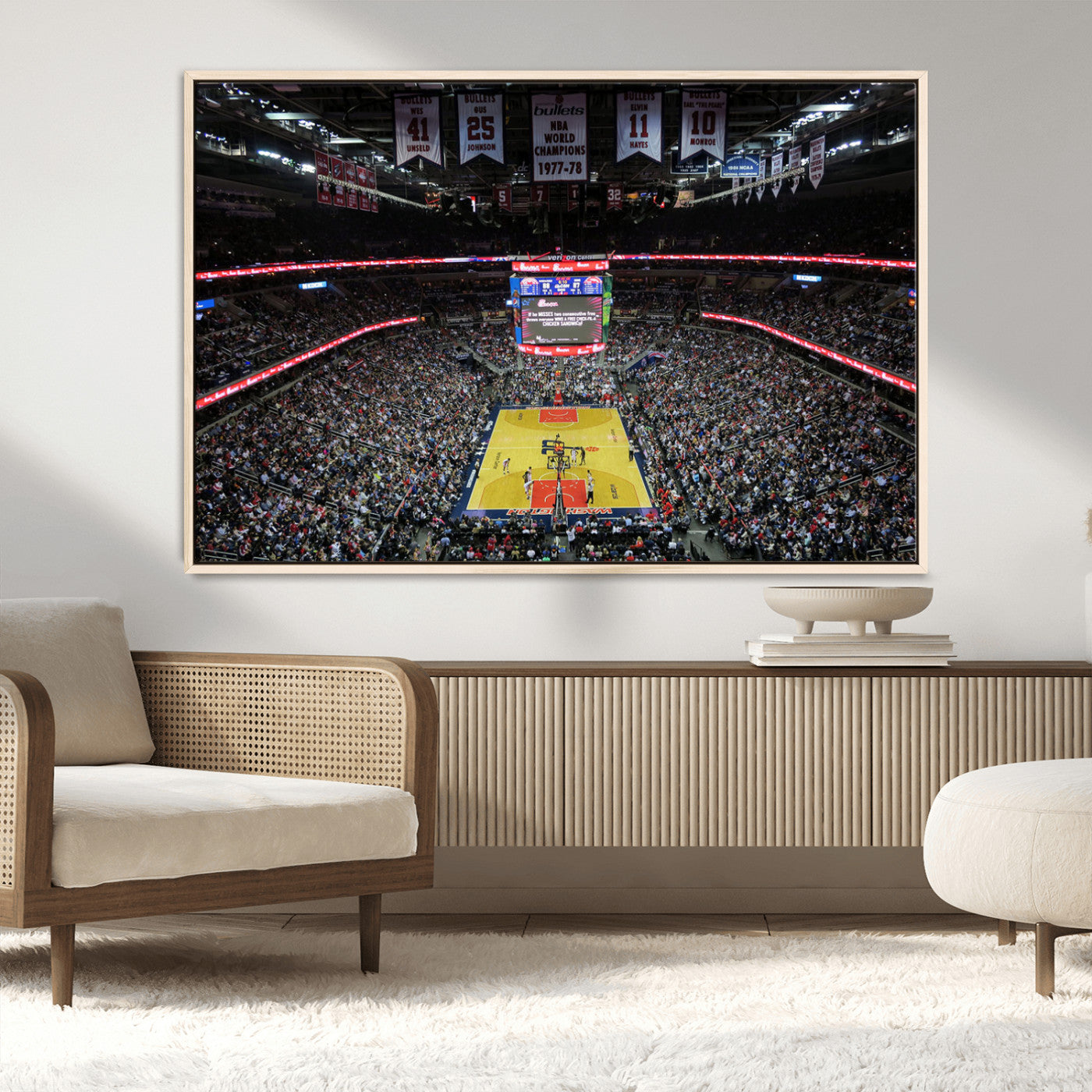 MGV-FC-36X24 - Capital One Arena Stadium Wall Art | Canvas Print | Ready to Hang | Washington D.C. Sports Decor