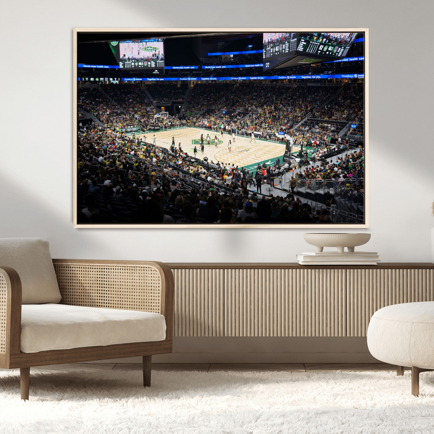 MGV-FC-36X24 - Climate Pledge Arena | Washington Seattle Kraken Hockey Stadium Wall Art | Canvas Print | Ready to