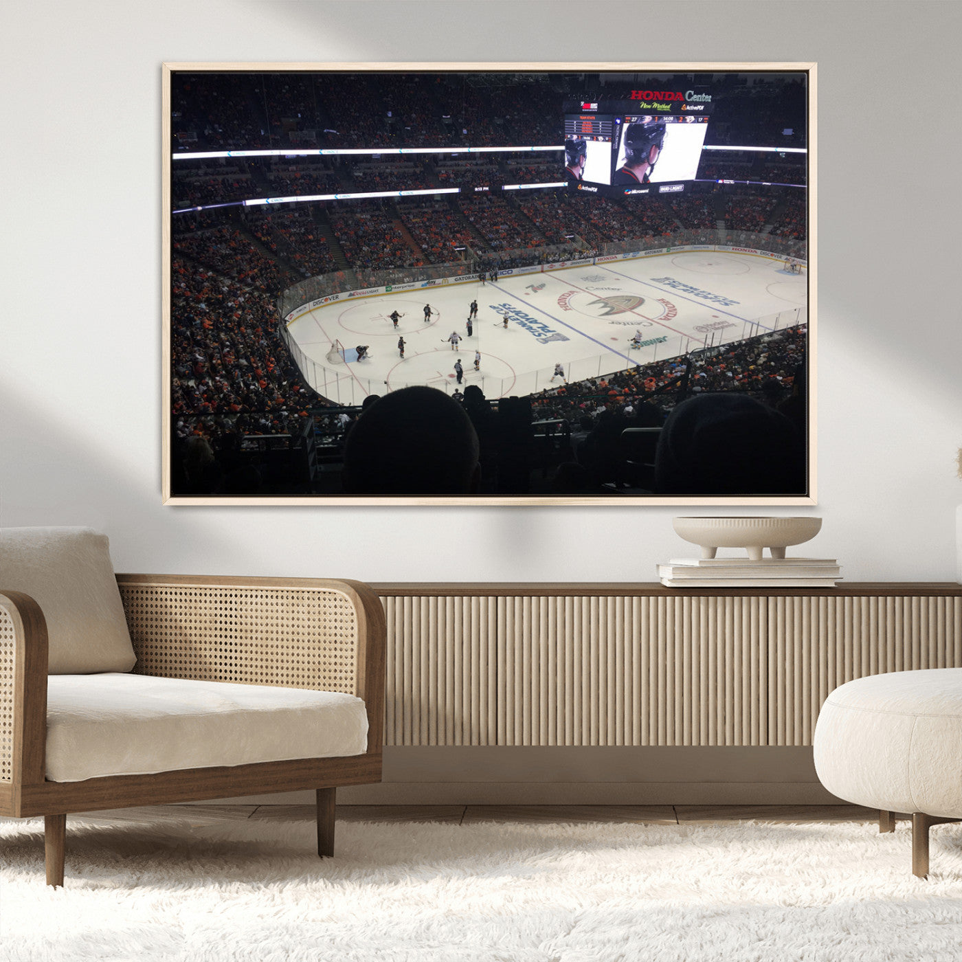 MGV-FC-36X24 - Honda Center California Anaheim Ducks Hockey Stadium Wall Art, Honda Center California Stadium Wall