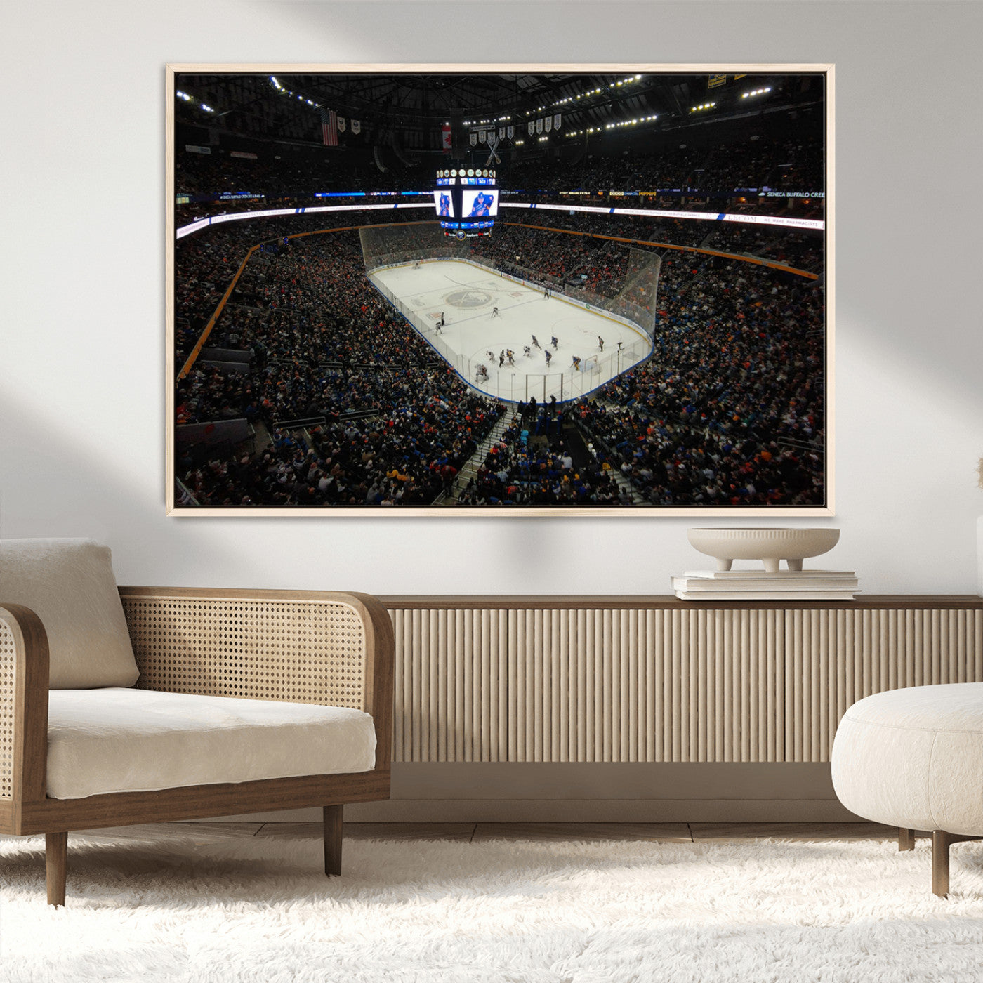 MGV-FC-36X24 - KeyBank Center New York Buffalo Sabres Hockey Stadium Canvas Print Wall Art