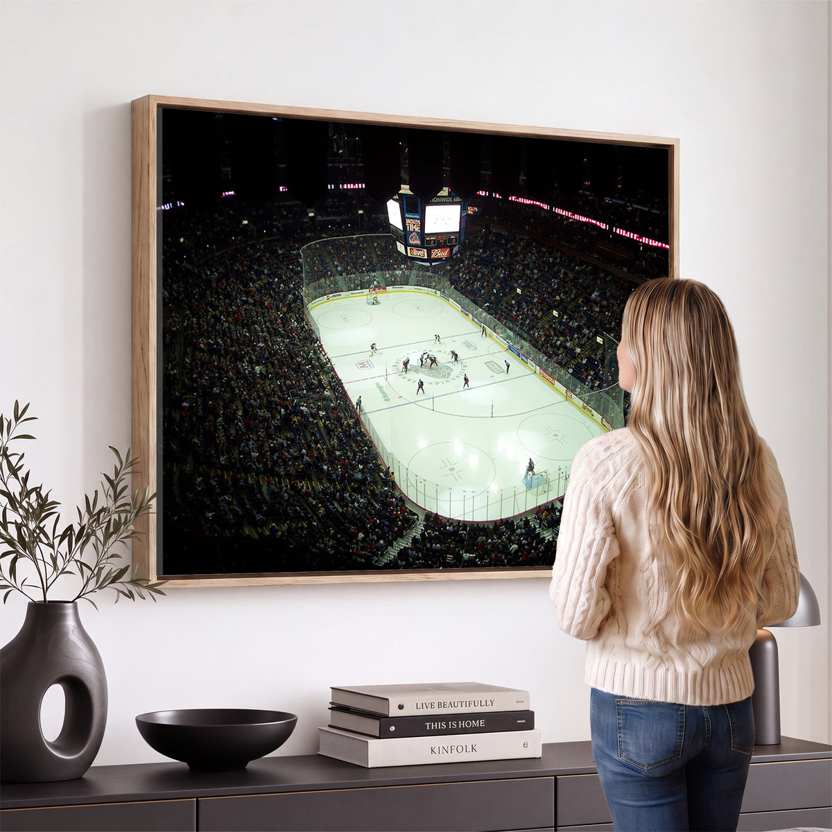 38823-MGV-CV-36X24 - Nationwide Arena Ohio Columbus Blue Jackets Hockey Stadium