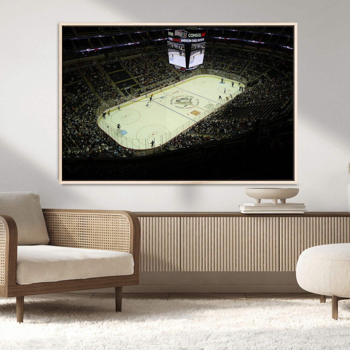 MGV-FC-36X24 - PPG Paints Arena Pennsylvania Pittsburgh Penguins Hockey Stadium Canvas, Pennsylvania Pittsburgh