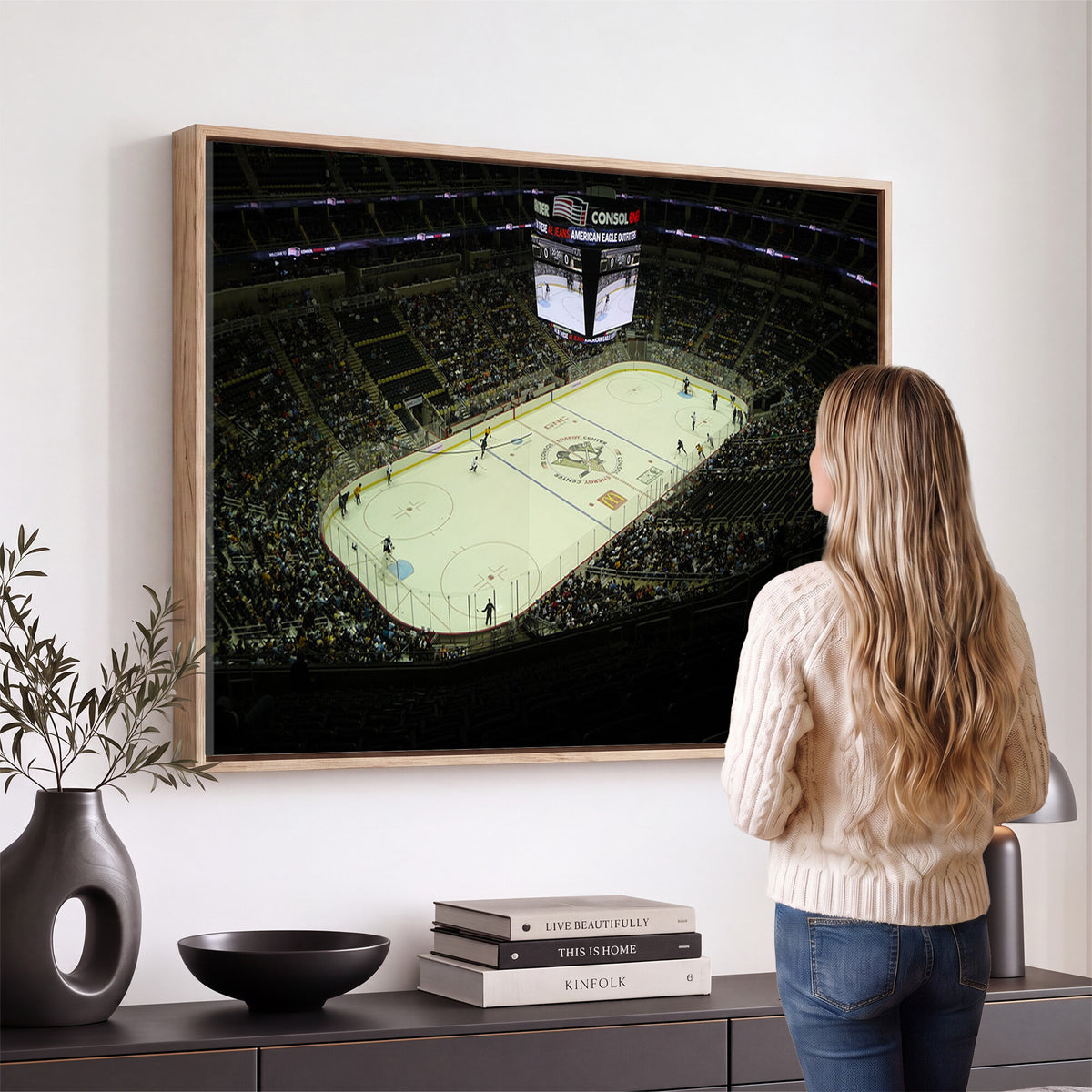 52168-MGV-CV-36X24 - PPG Paints Arena Pennsylvania Pittsburgh Penguins Hockey