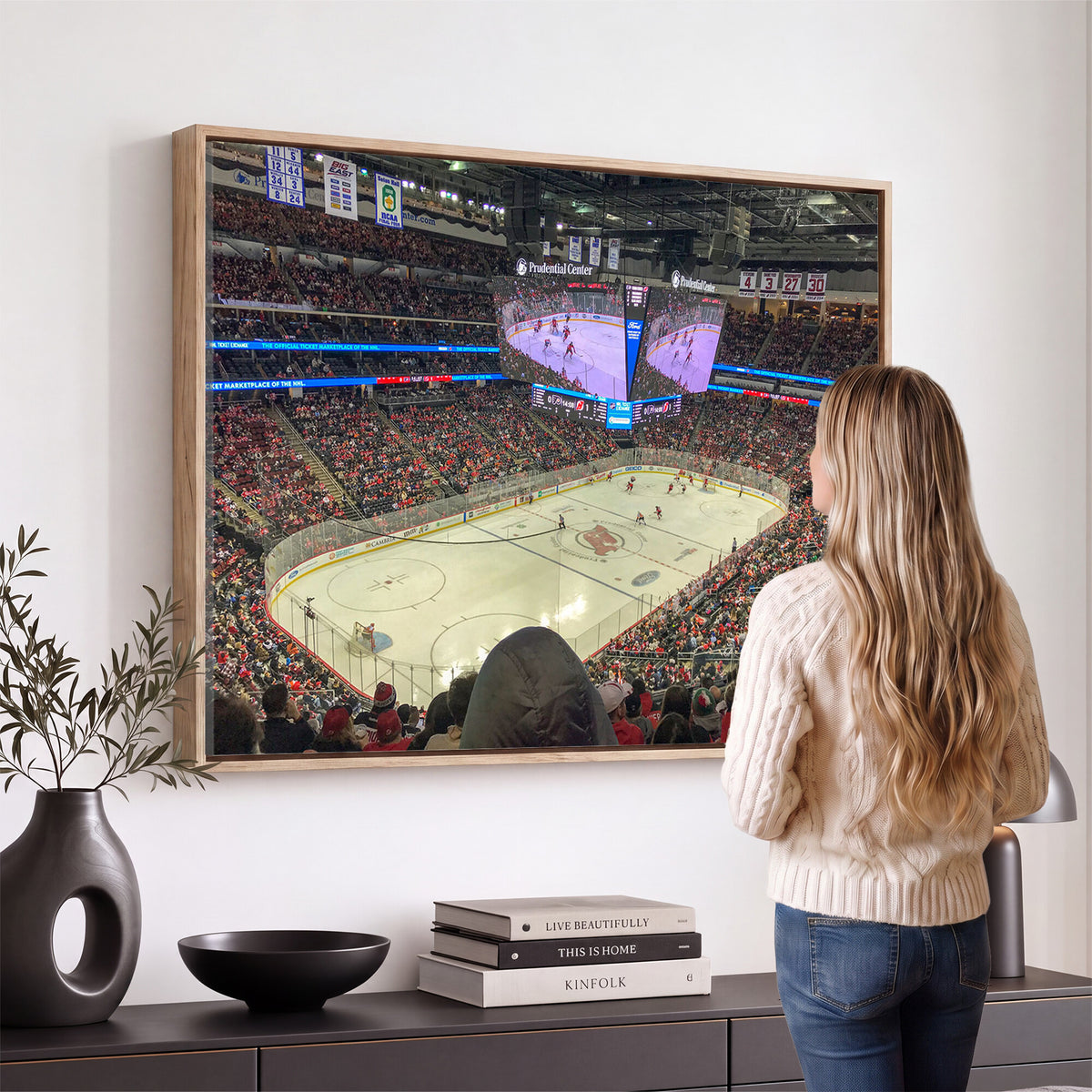 29638-MGV-CV-36X24 - Prudential Center Newark New Jersey Devils Hockey Stadium