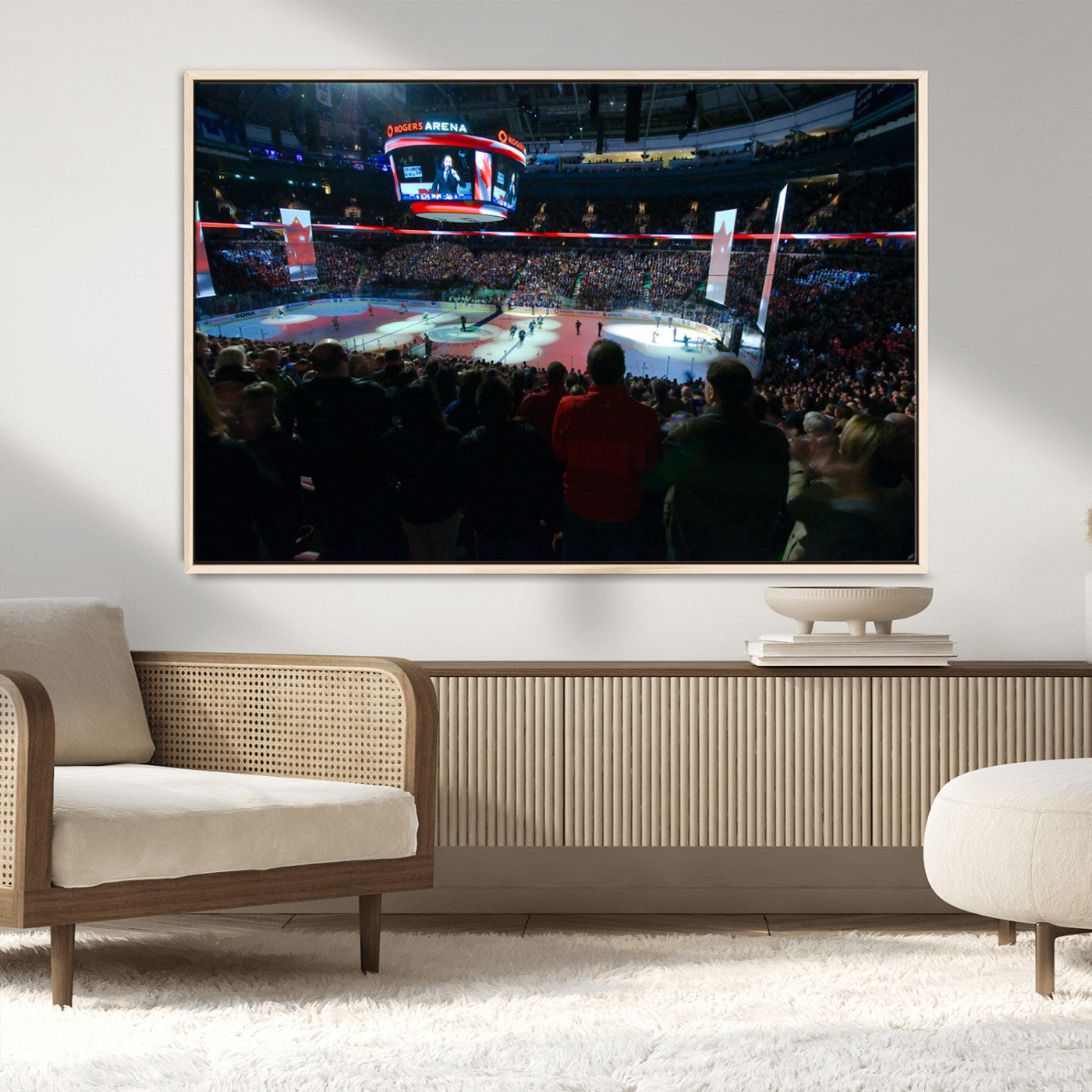 MGV-FC-36X24 - Rogers Arena Vancouver Canucks Ice Hockey Stadium Wall Art, Vancouver Canucks Ice Hockey Print