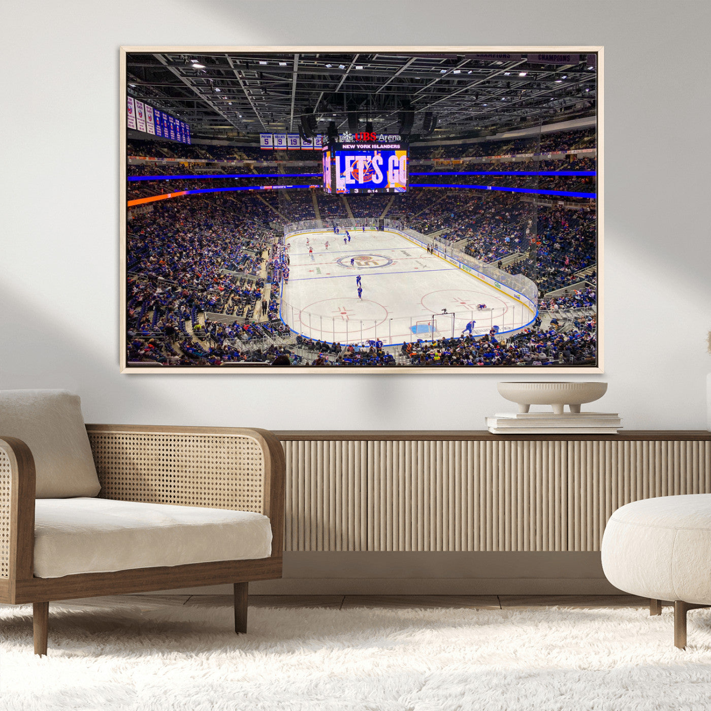 MGV-FC-36X24 - UBS Arena Elmont New York Islanders Ice Hockey Wall Art, UBS Arena Elmont Wall Art Canvas Print
