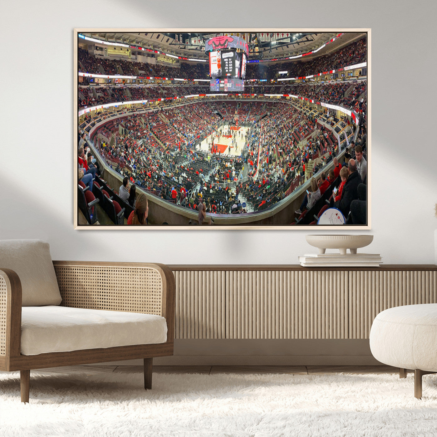 MGV-FC-36X24 - United Center Chicago Bulls Stadium Wall Art Canvas Print