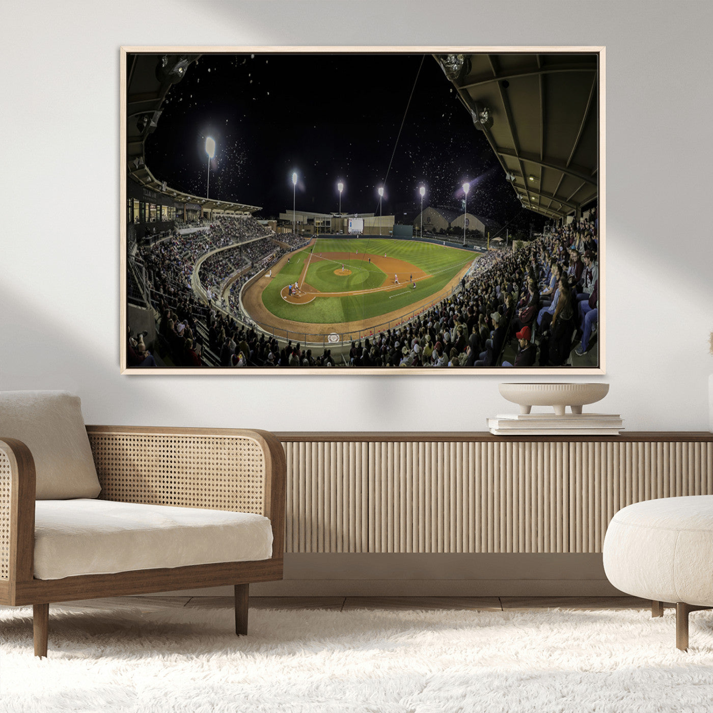 MGV-FC-36X24 - Olsen Field at Blue Bell Park - Texas A&M Aggies Baseball Stadium Wall Art Canvas Print