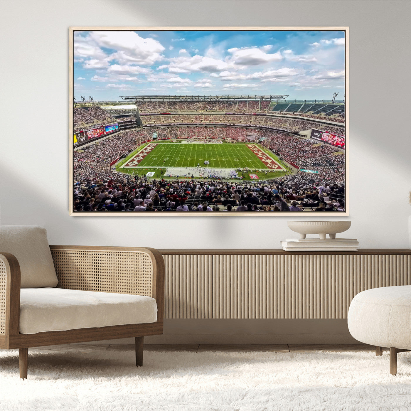 MGV-FC-36X24 - The Temple University Owls Athletics Team Print - Philadelphia Lincoln Financial Field Stadium Wall