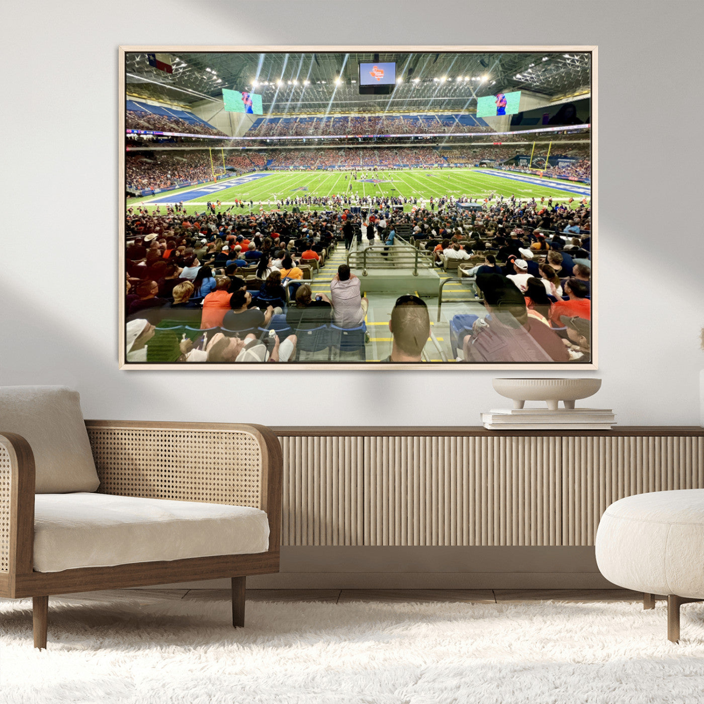 MGV-FC-36X24 - The University of Texas at San Antonio Roadrunners Football Team Print - San Antonio Alamodome Wall
