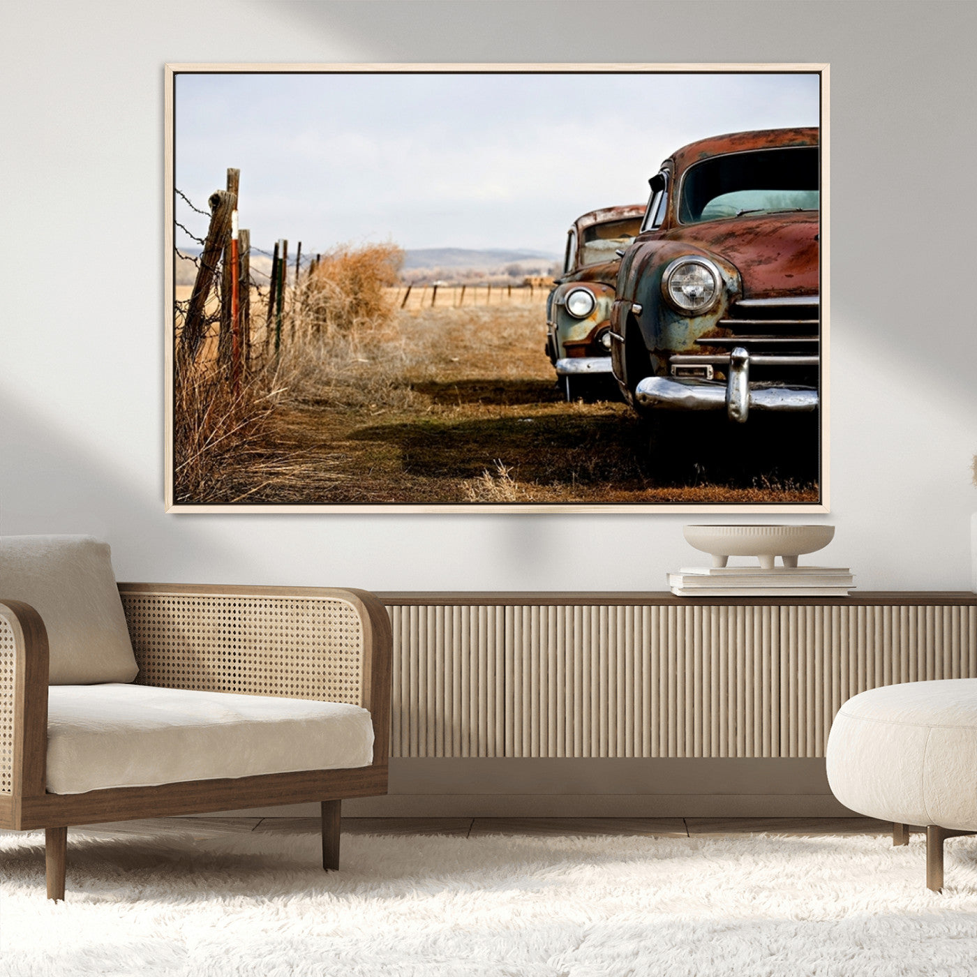 MGV-FC-36X24 - Classic Cars Vintage Wall Art Canvas Print