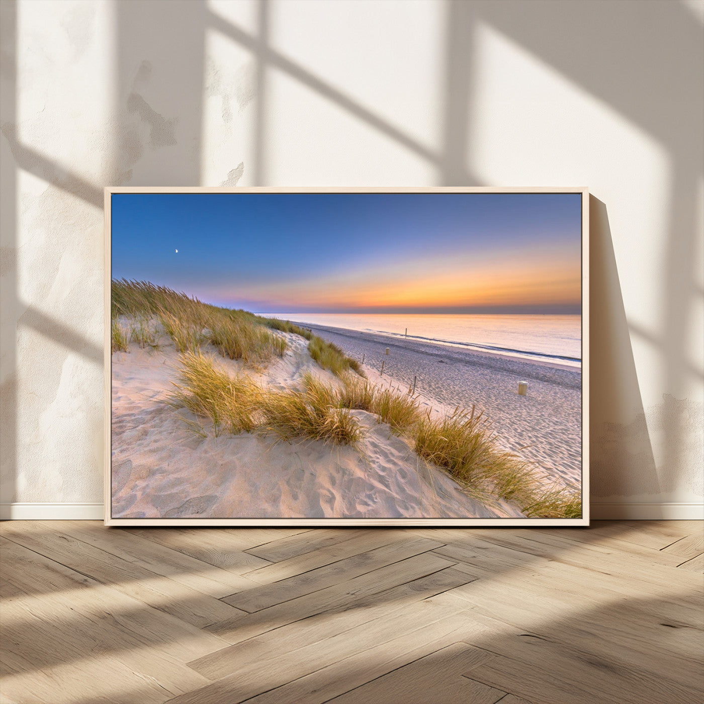 -Sunrise On The Beach Wall Art Canvas Print