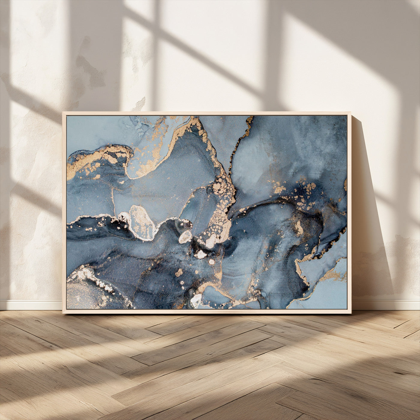 MGV-FC-36X24 - Multipanel Marble Fluid Effect Wall Art Abstract Canvas Wall Art Print
