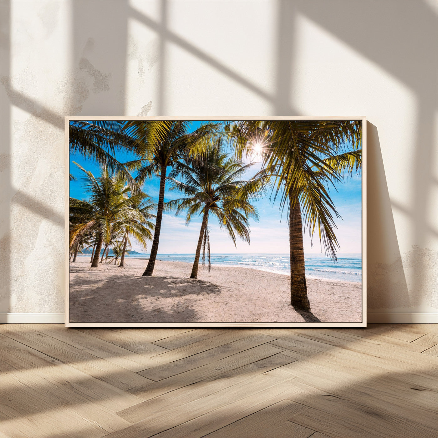 MGV-FC-36X24 - Palm Beach Tropical Island Wall Art Canvas Print
