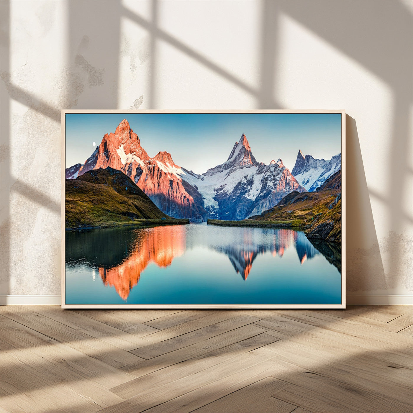 MGV-FC-36X24 - Landscape Mountain and Lake View Wall Art Canvas Print