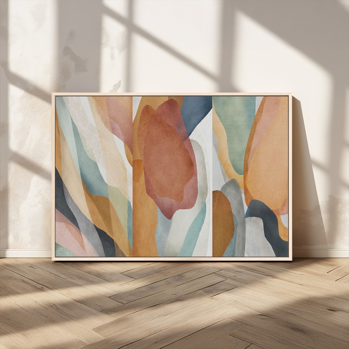 MGV-FC-36X24 - Boho Wall Art Canvas Print Set, Watercolor Boho Wall Art Canvas