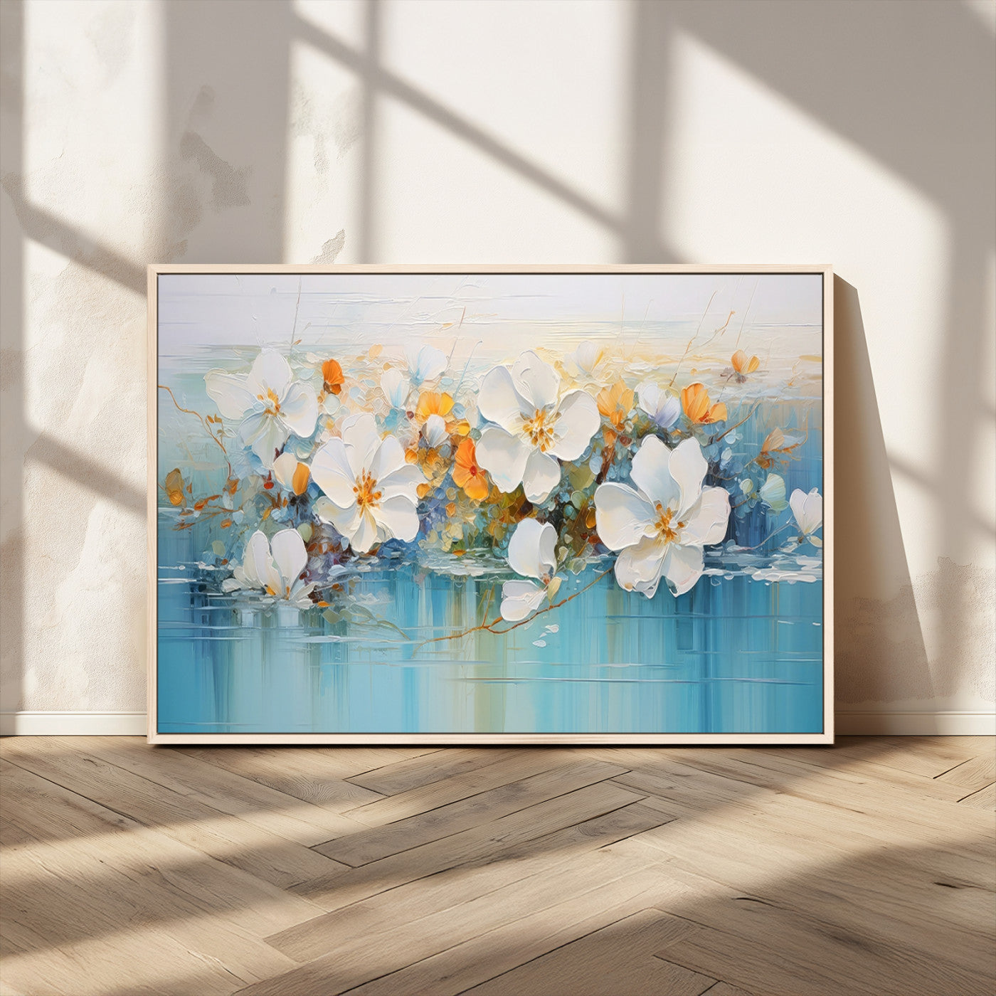 MGV-FC-36X24 - Abstract Flower Wall Art Canvas Print