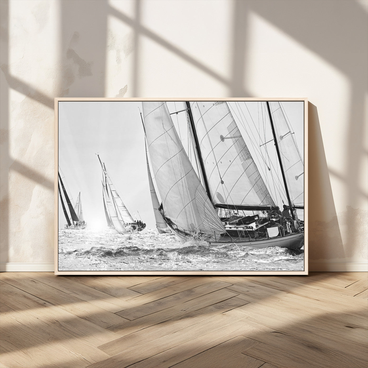 MGV-FC-36X24 - Yacht Sailboat Regatta Canvas Wall Art Canvas Print
