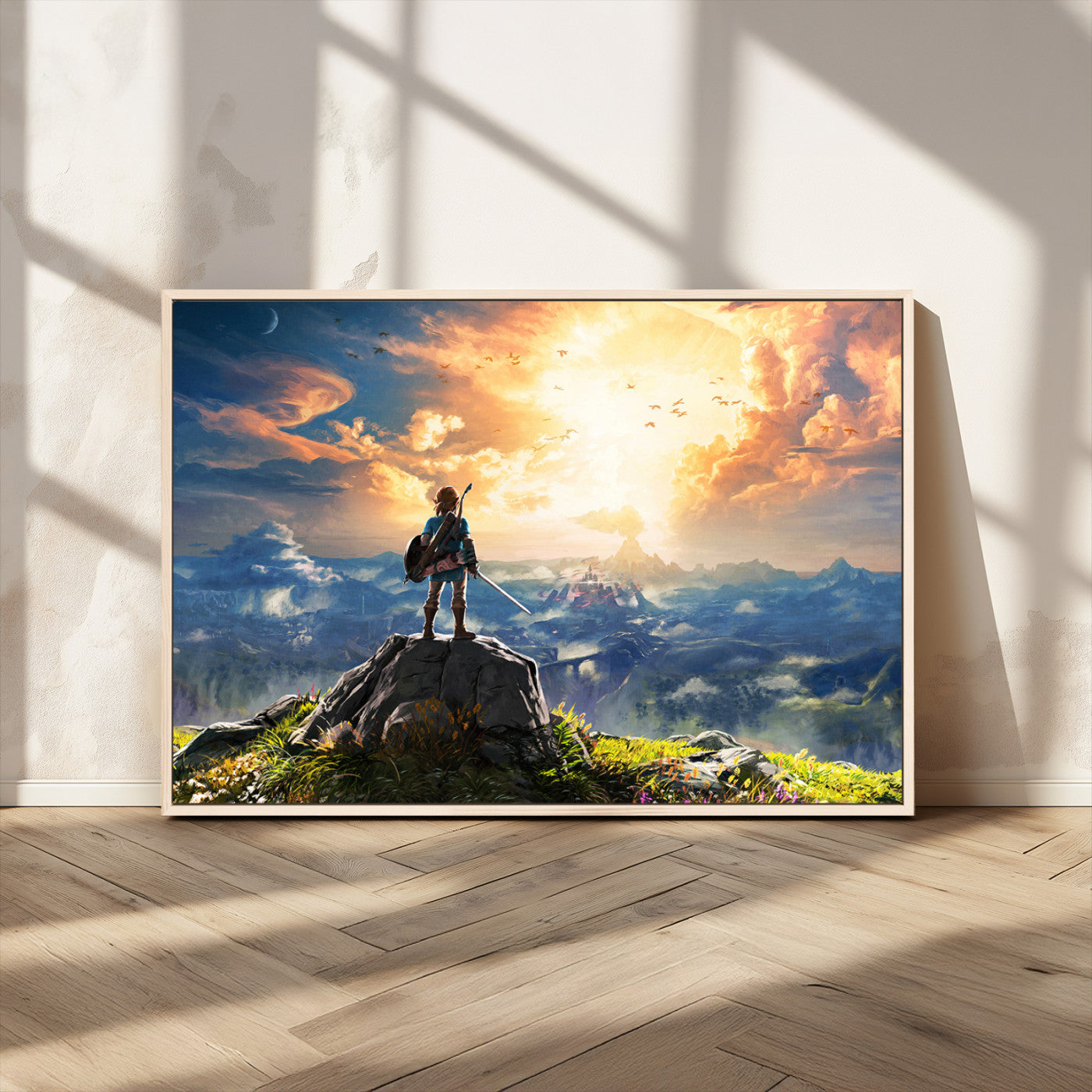 MGV-FC-36X24 - Legend of Zelda Breath of the Wild Game Wall Art Canvas, Legend of Zelda Canvas Print