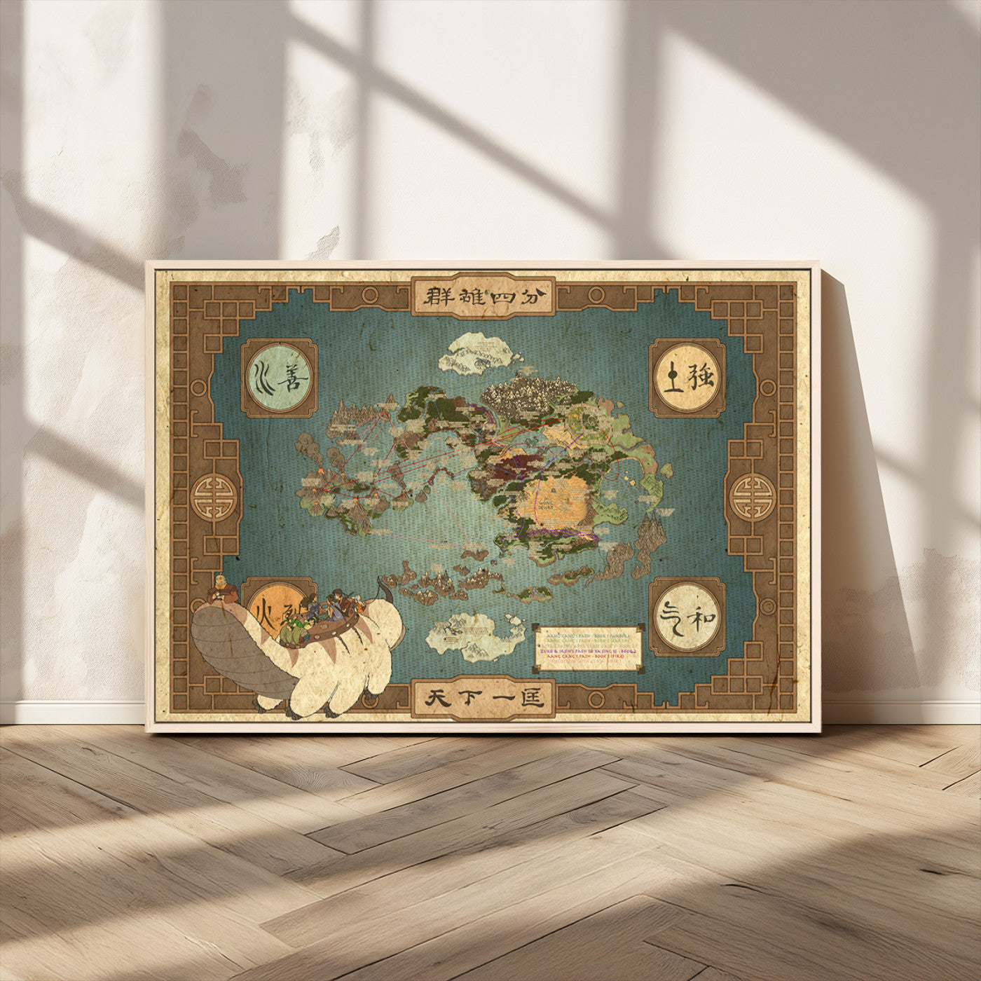 MGV-FC-36X24 - Push Pin World Map Canvas Print – Framed Wall Art for Couples to Track Their Travels – Anniversary