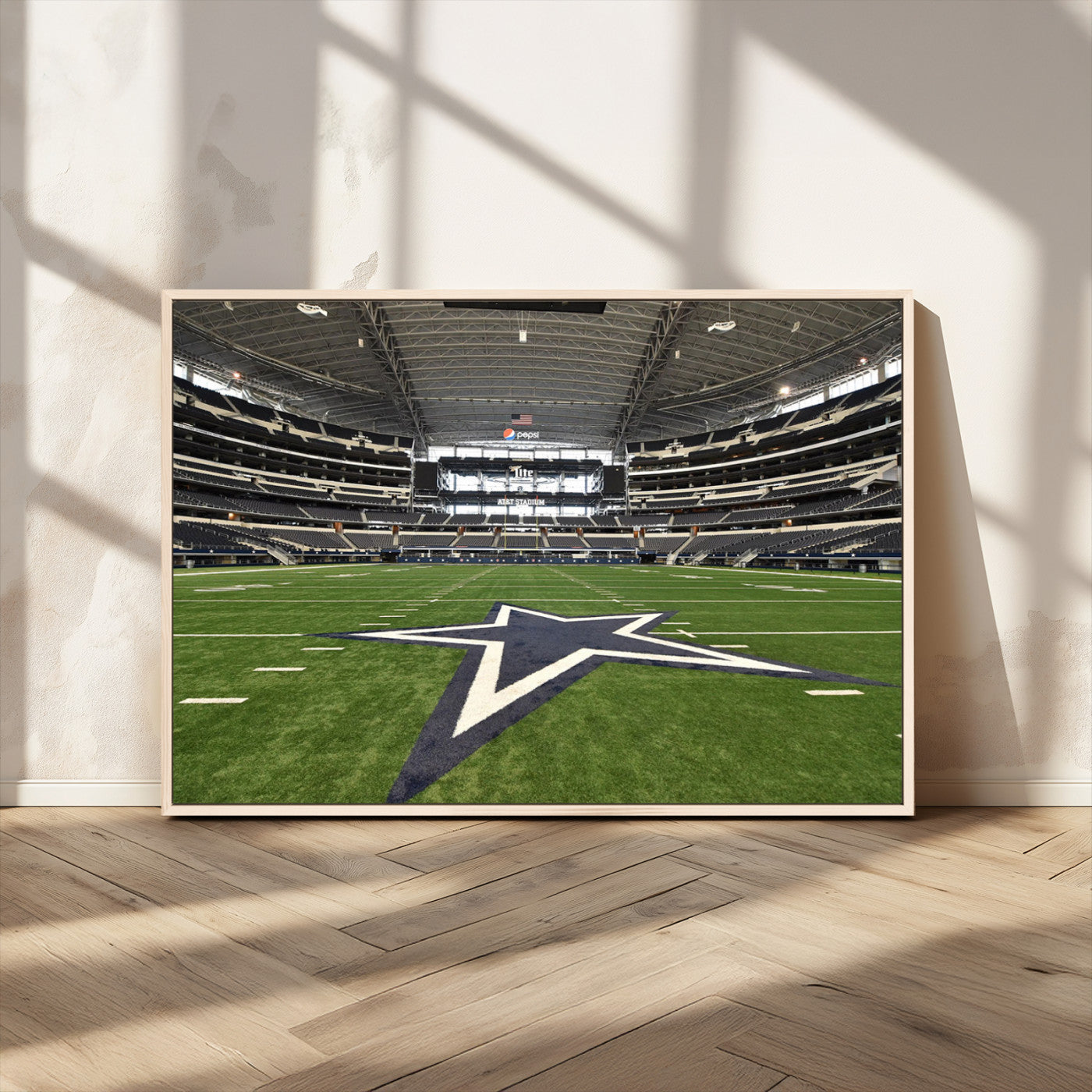 MGV-FC-36X24 - Dallas Cowboys Football Team Print - Arlington AT&T Stadium Wall Art Canvas Print
