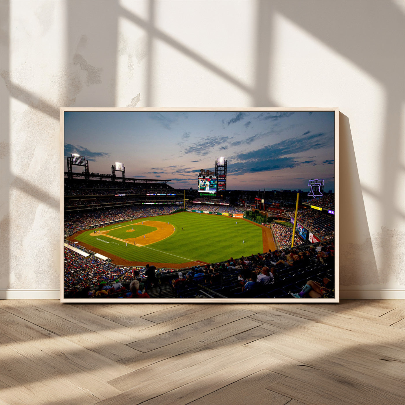 MGV-FC-36X24 - Philadelphia Phillies Baseball Team Print - Citizens Bank Park Stadium Wall Art Canvas Print
