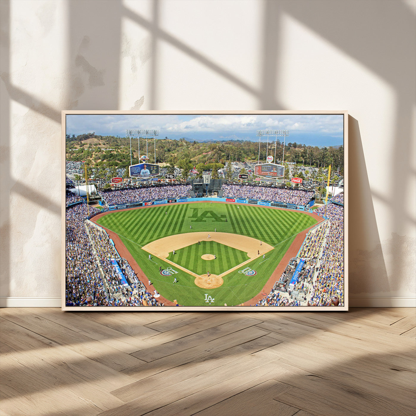 MGV-FC-36X24 - Citi Field Wall Art Print | 3-Panel New York Mets Baseball Stadium Canvas Print | Framed Sports Decor for Living Room, Man Cave, or Office