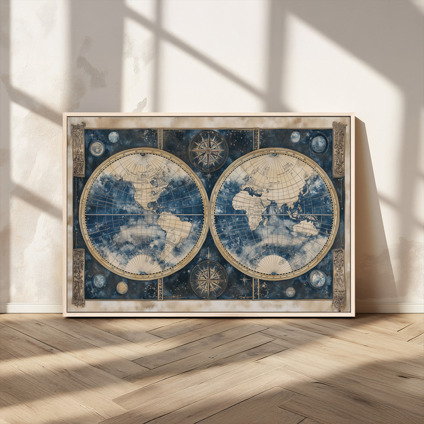 MGV-FC-36X24 - World Map Canvas Print