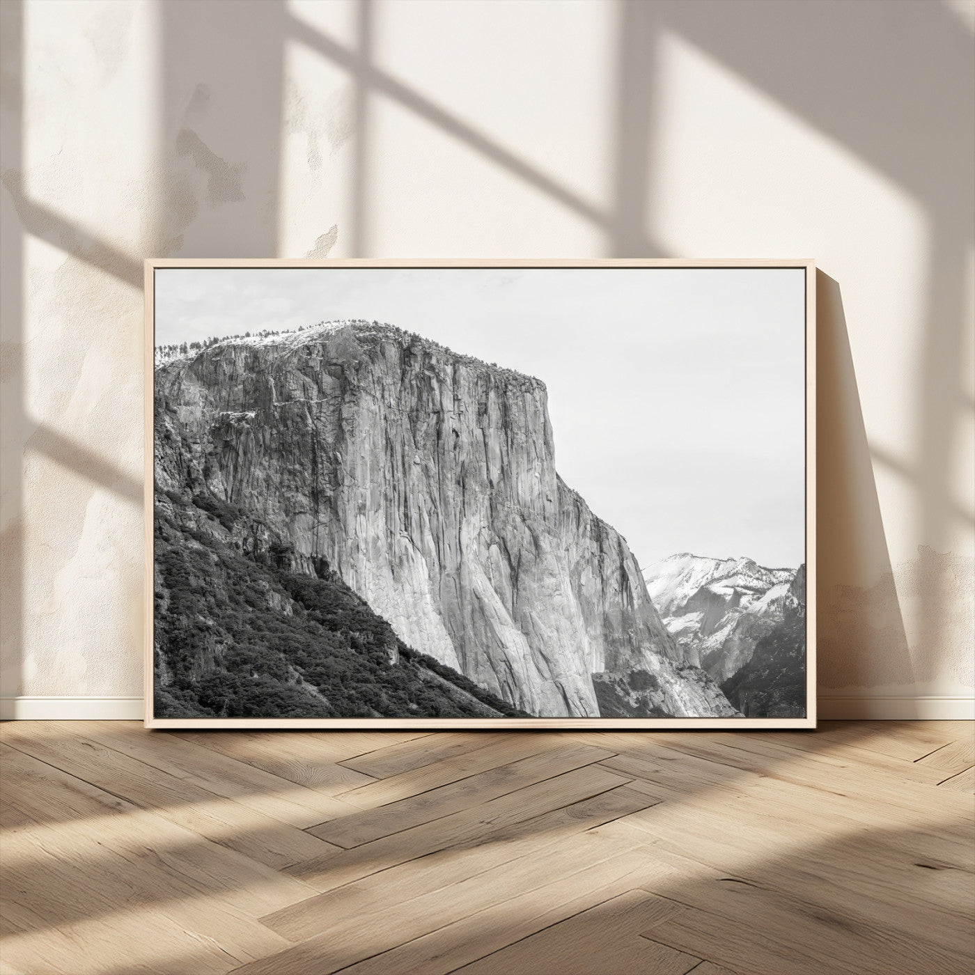 39393420-MGV-CV-36X24 - El Capitan Yosemite Mountain Wall Art – Yosemite Cliff Canvas Print, Rugged Terrain and Timeless Wilderness Decor for Office, Living Room or Cabin