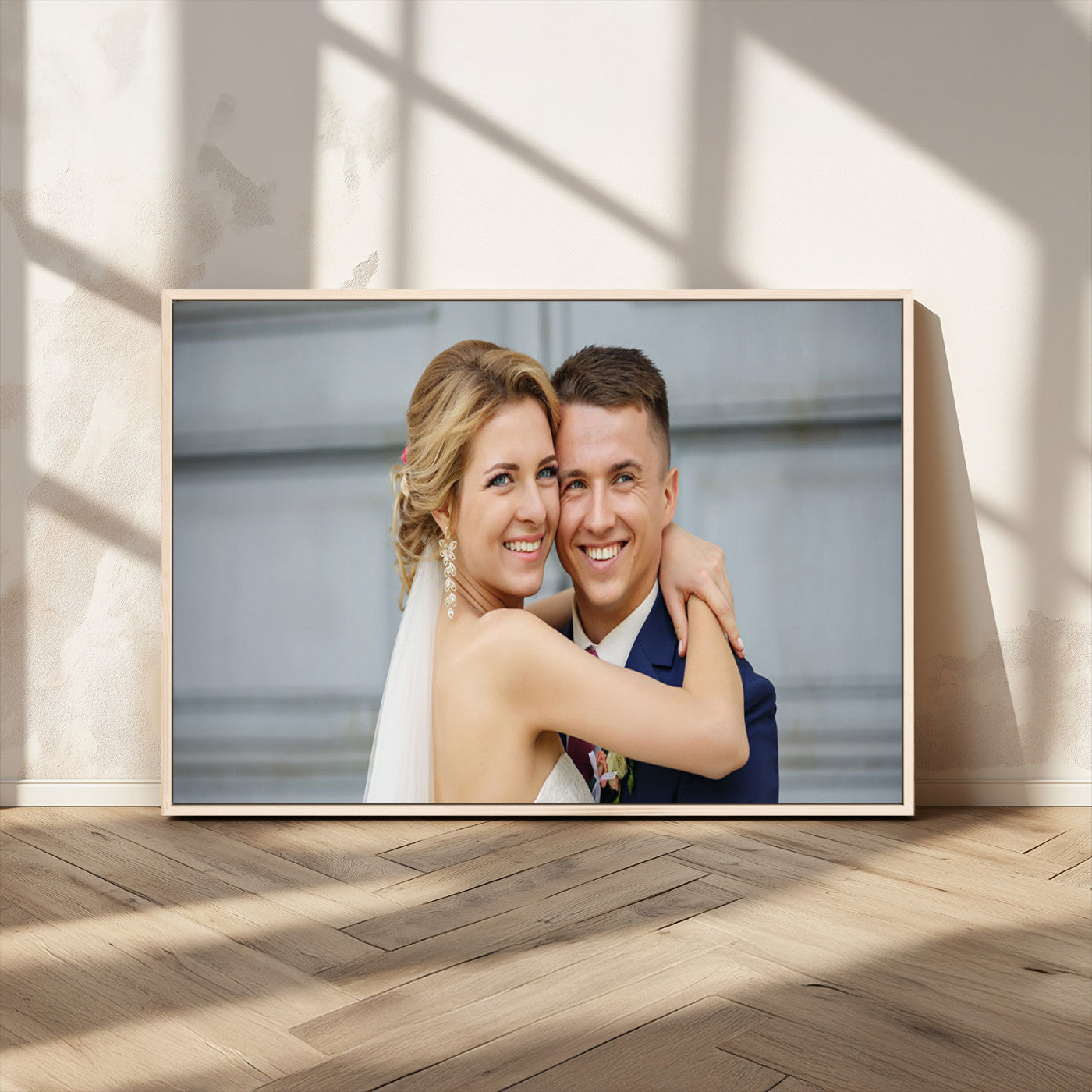 MGV-FC-36X24 - Create Your Own Photo Framed Canvas Print - Custom Personalized Wall Art Print for Gift