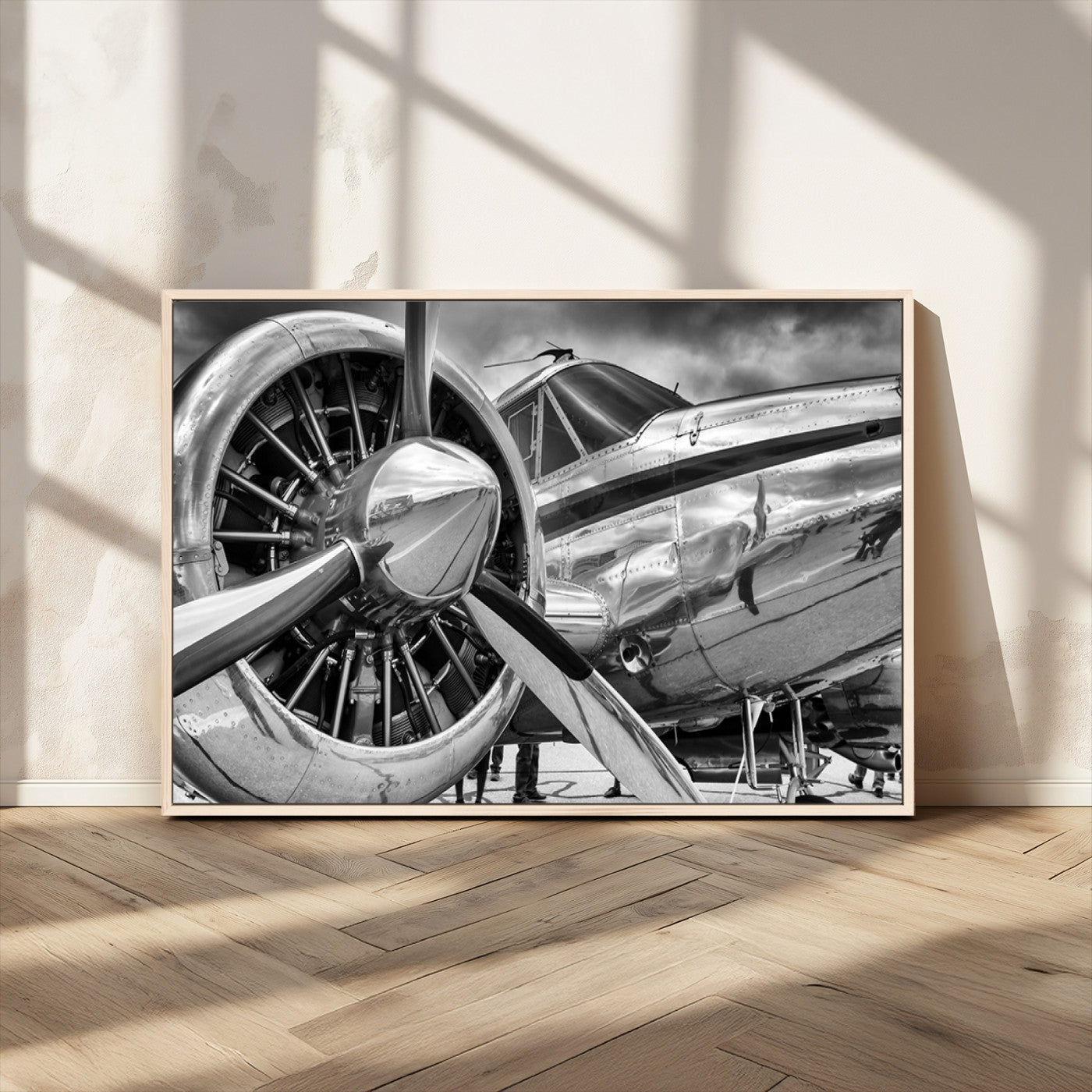 MGV-FC-36X24 - Vintage Antique Airplane Wall Art Canvas Print