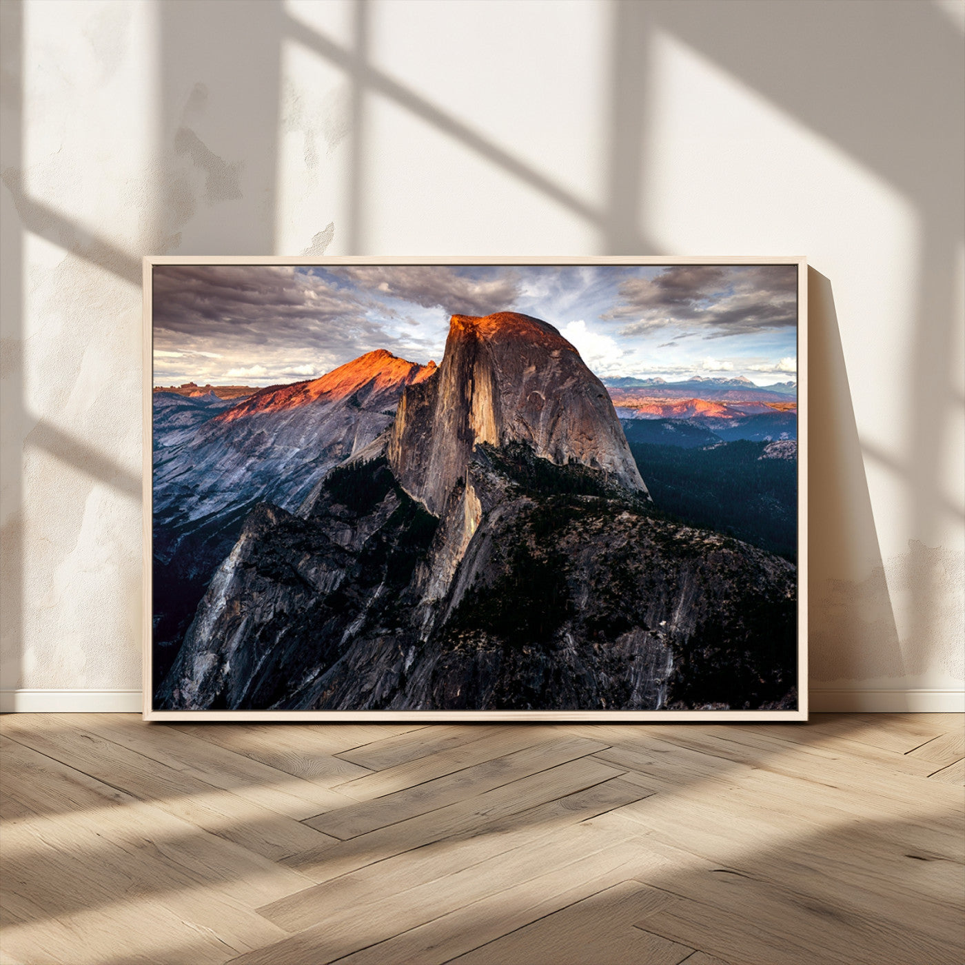 MGV-FC-36X24 - Half Dome Wall Art Print - Yosemite Majestic Triptych Landscape Print – National Park Nature Decor