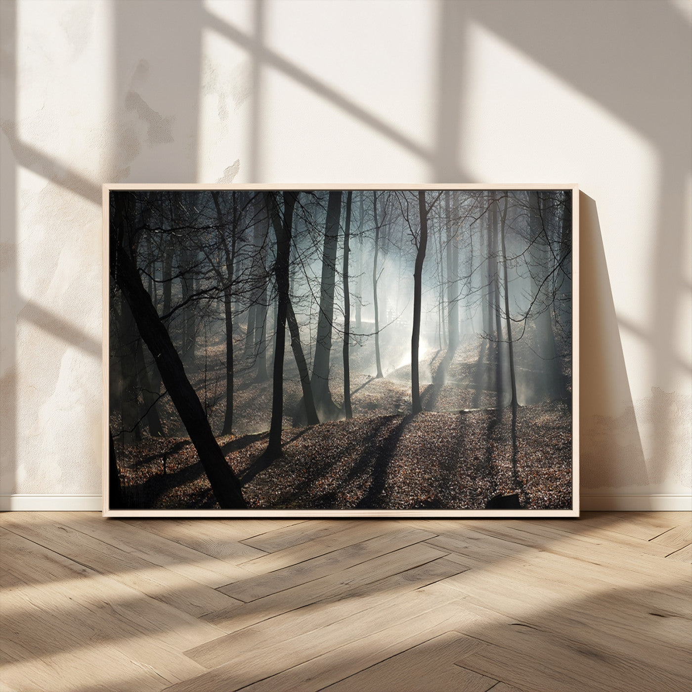 15648-MGV-FC-36X24_Natural-Dark Family and Tree Wall Art Canvas Print