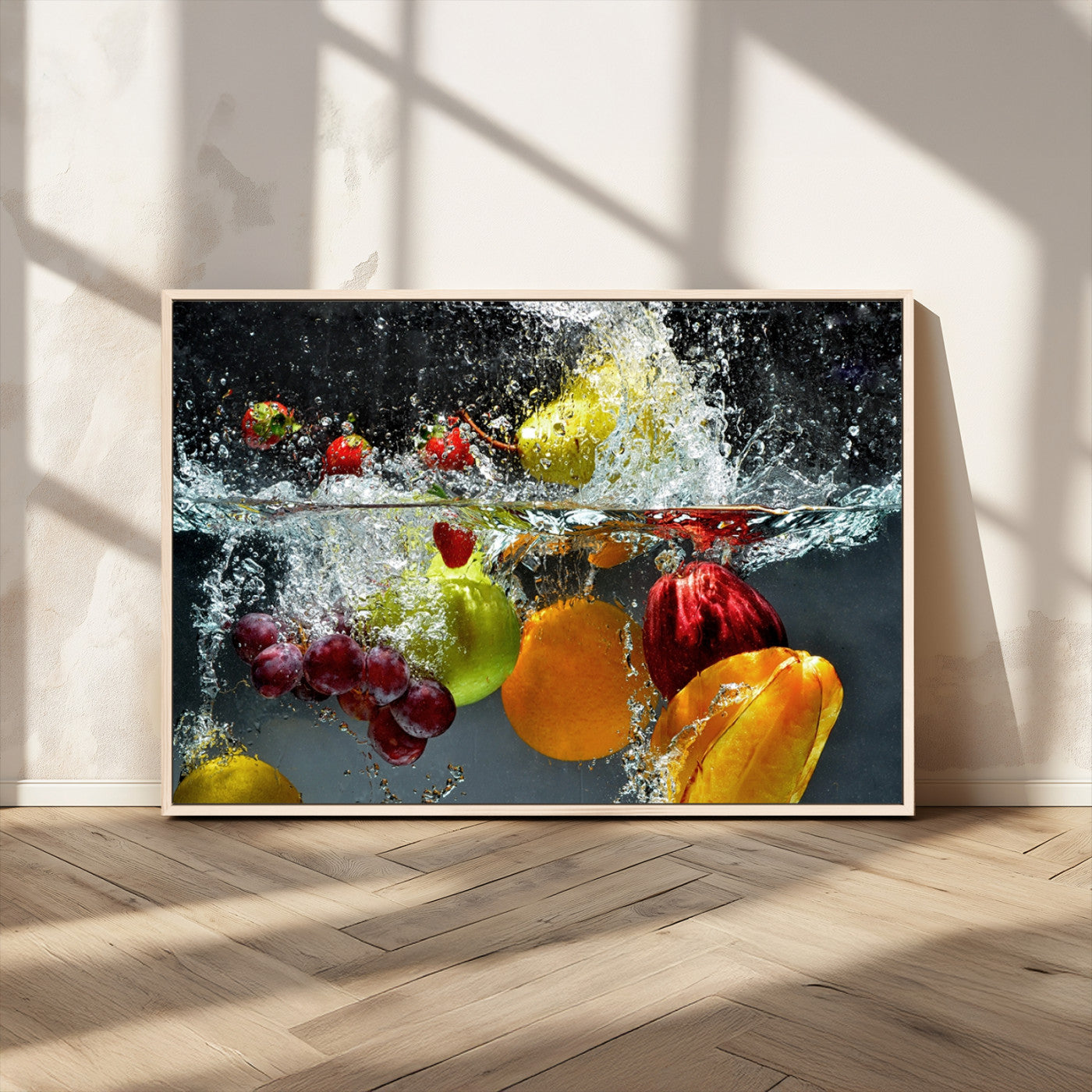 MGV-FC-36X24 - Kithen Vegetables World Wall Art Canvas Print