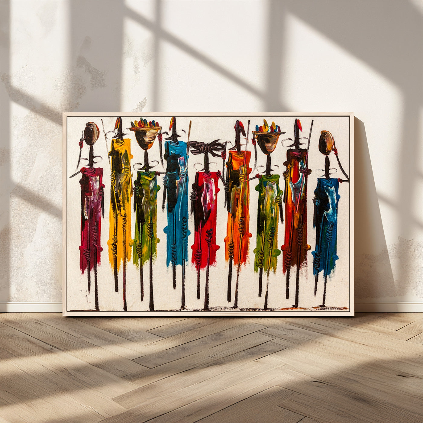 MGV-FC-36X24 - Abstract African Women Wall Art Canvas Print